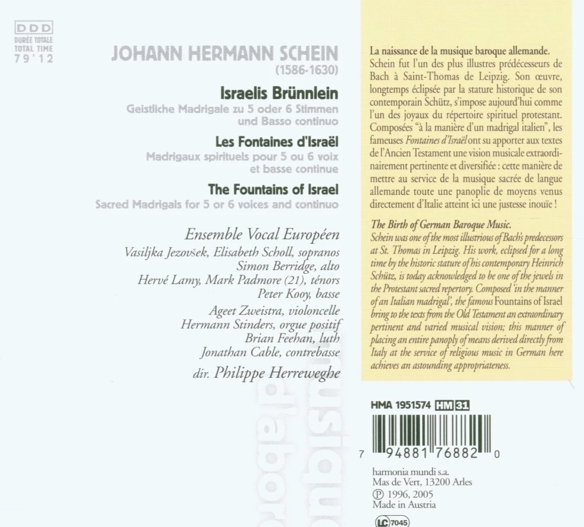 Fountains Of Israel, The (Herreweghe)