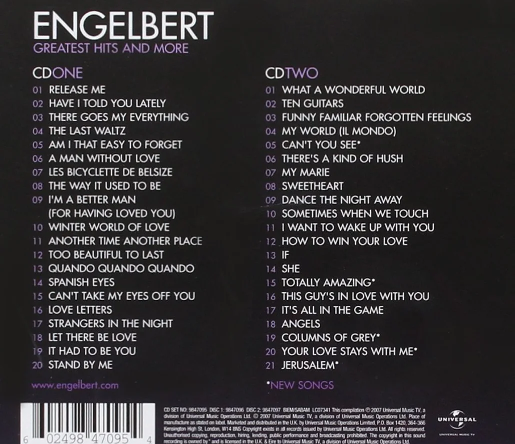 Engelbert Humperdinck - The Greatest Hits And More