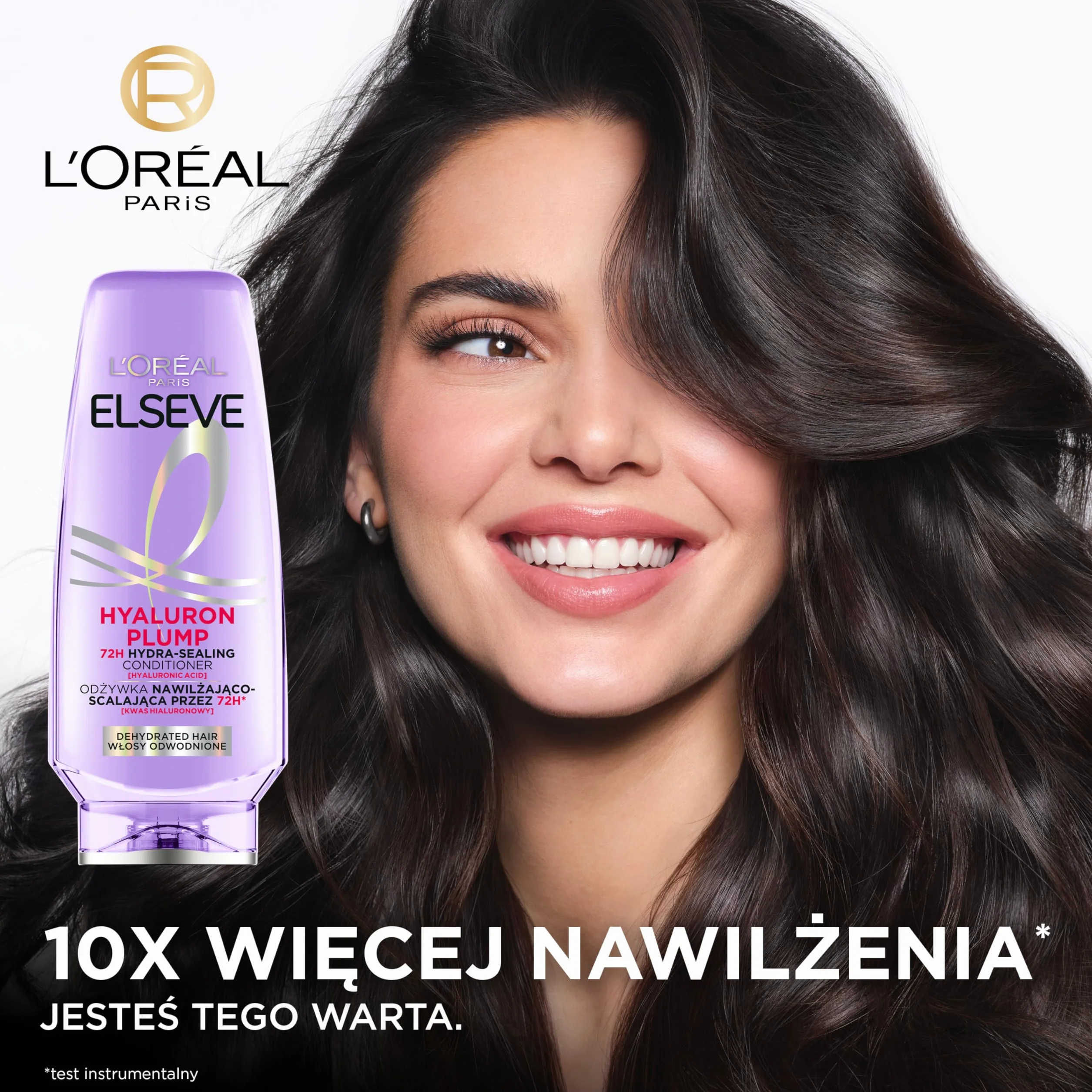 Elseve Hyaluron Plump, odżywka nawilżająco-scalająca, 200 ml
