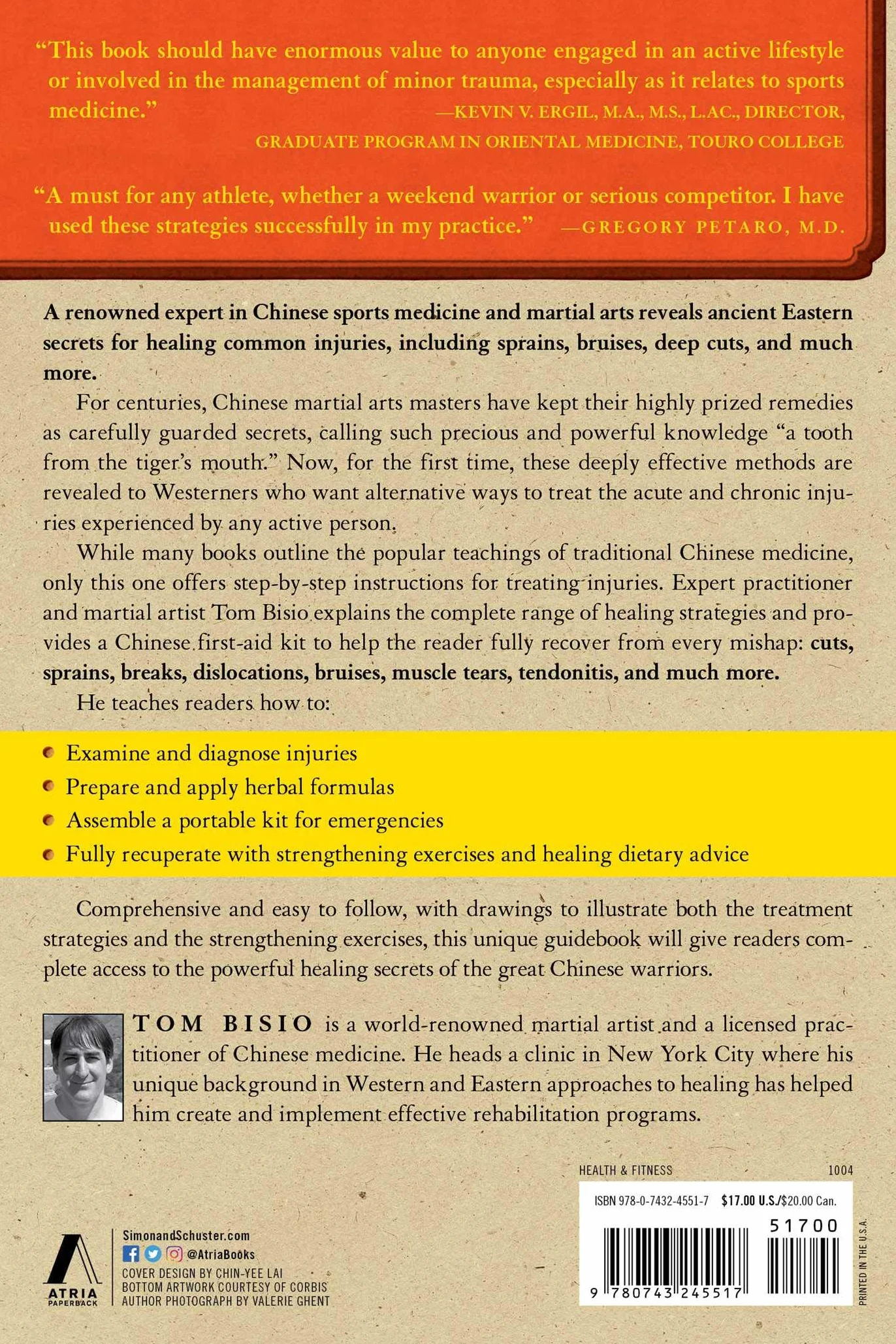 A Tooth from the Tiger's Mouth: How to Treat Your Injuries with Powerful Healing Secrets of the Great Chinese Warrior