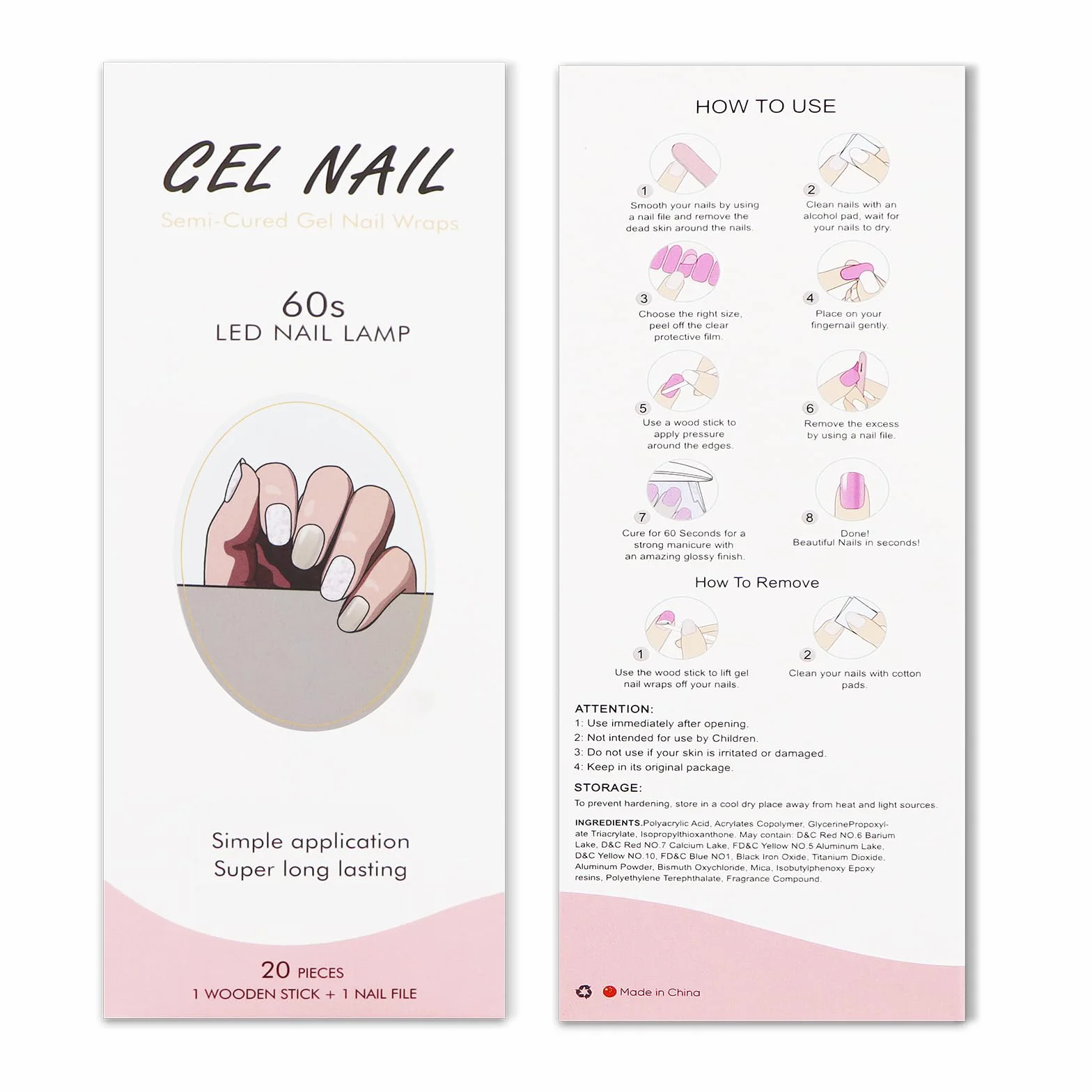 JMEOWIO Białe Kwiaty Glitter Folia do paznokci Żel UV Nail Art Naklejki Naklejki na paznokcie Selbst Sticking Nail Decoration