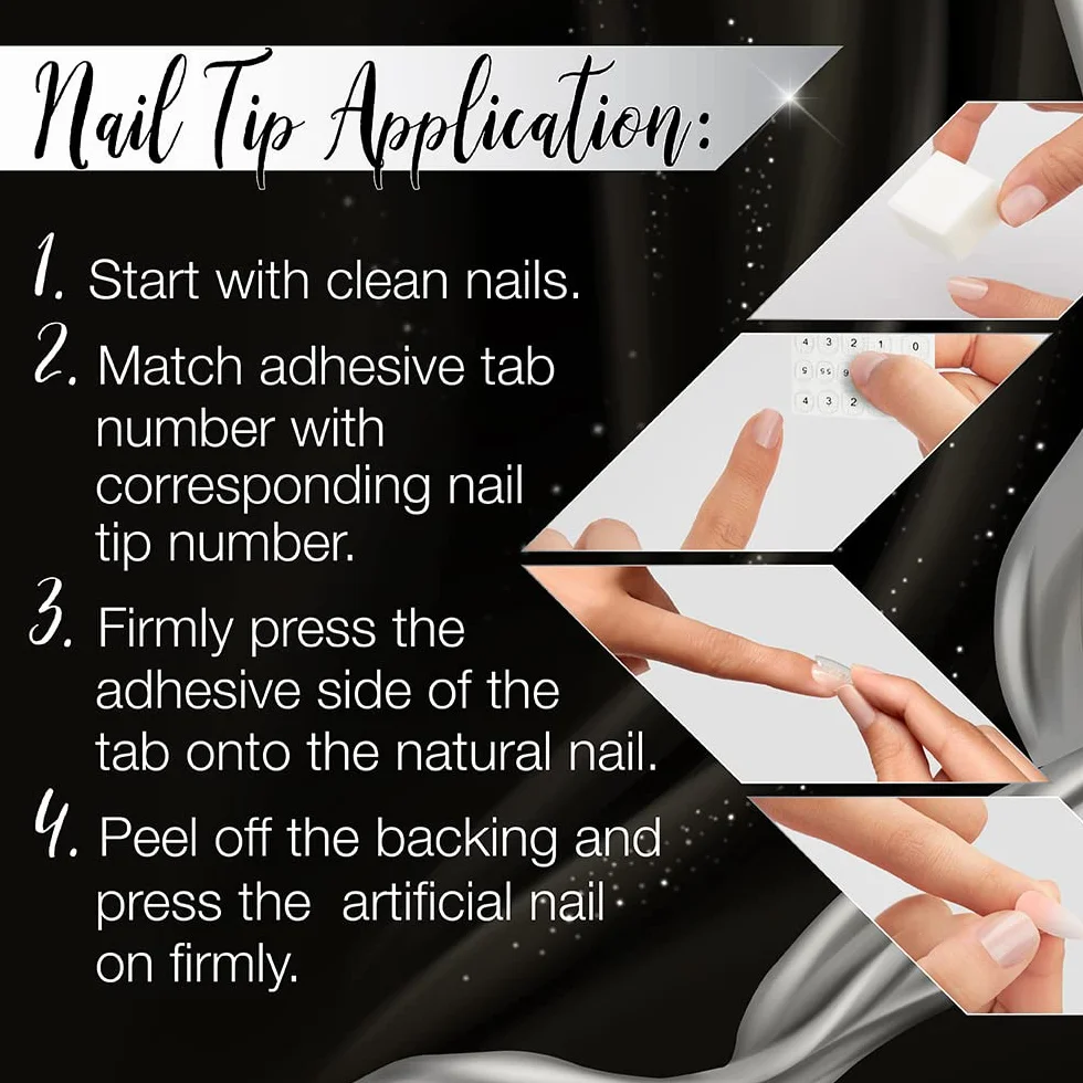 Ardell Adhesive Tabs for use with Artificial Nails, 24 tabs