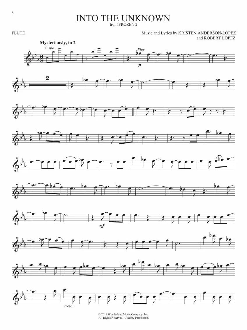 Favorite Disney Songs: Instrumental Play-Along for Flute