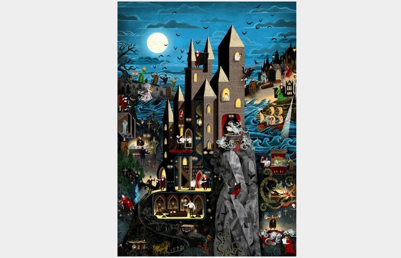 The World of Dracula Jigsaw Puzzle by Adam Simpson