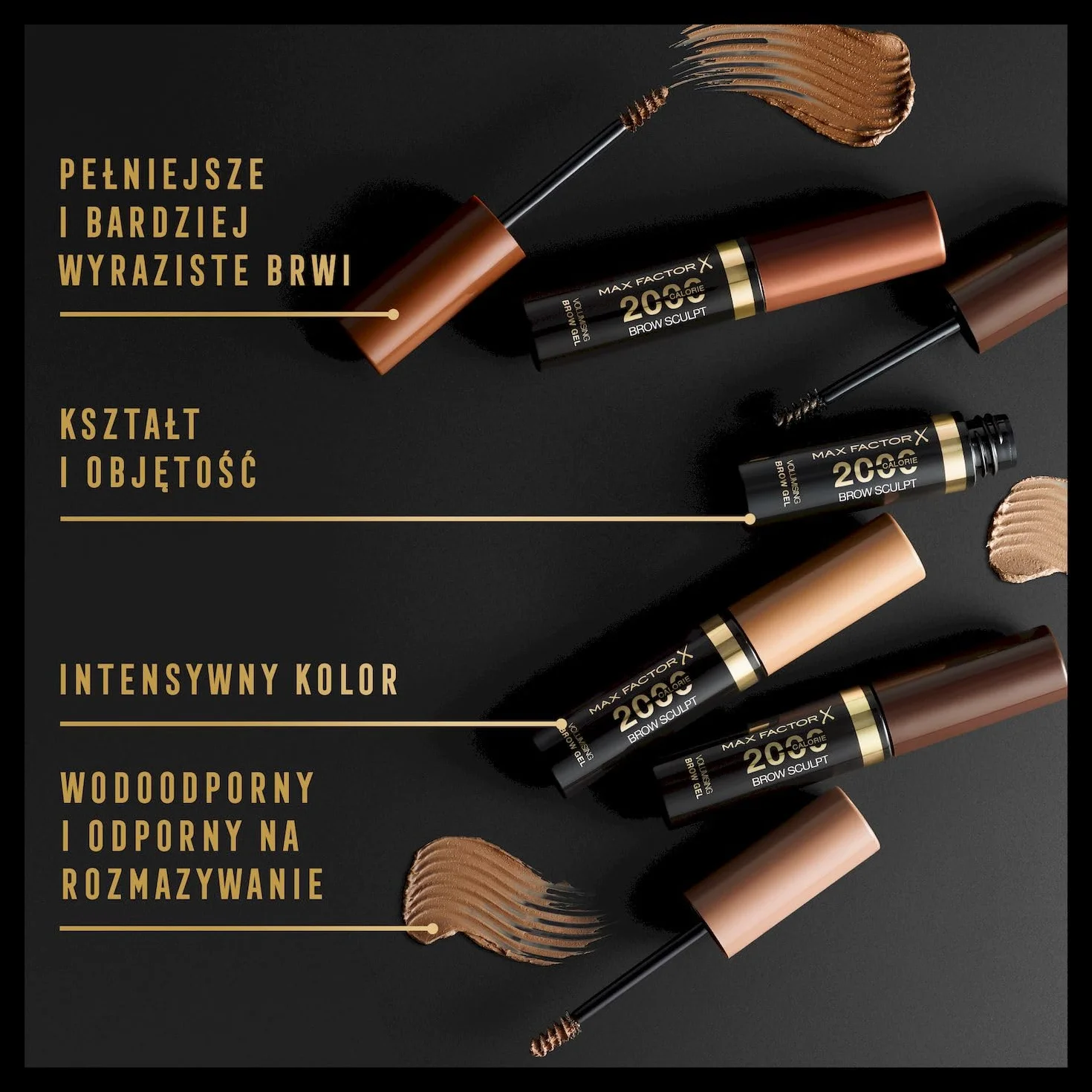 Max Factor 2000 Calorie Brow Gel stylizujący żel do brwi 02 Soft Brown