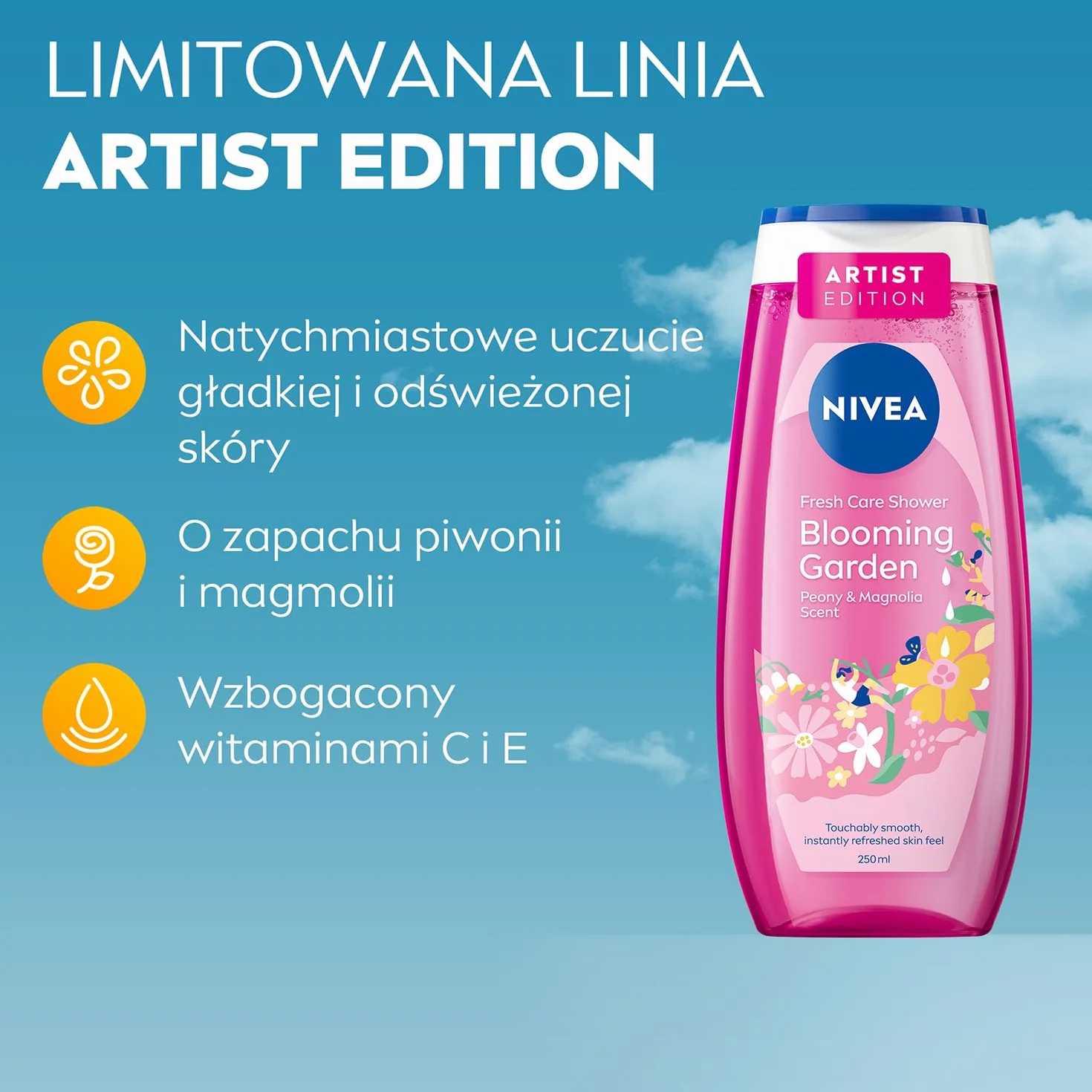 NIVEA Żel pod prysznic Blooming Garden 250ml