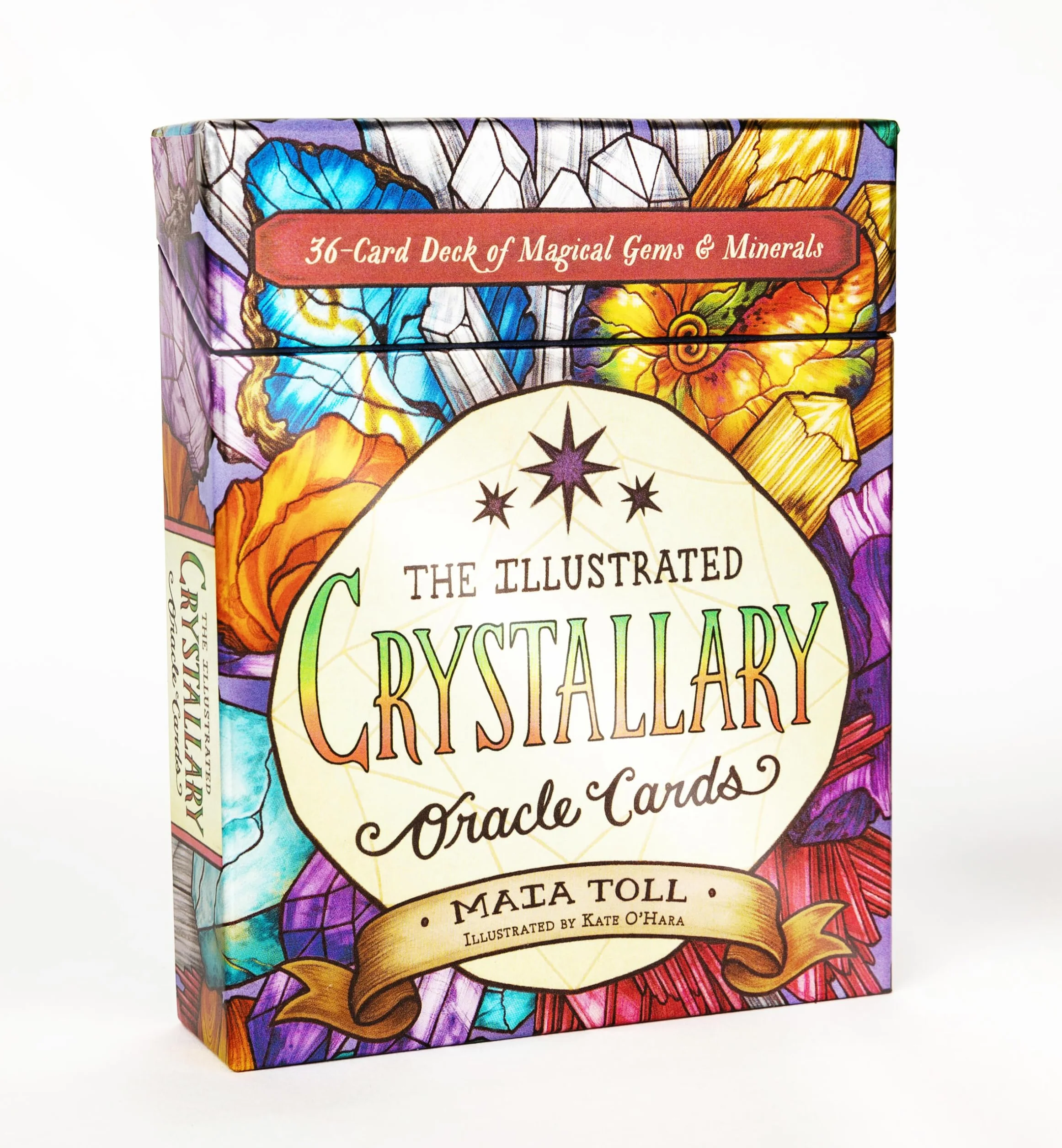 The Illustrated Crystallary Oracle Cards: 36-Card Deck of Magical Gems & Minerals