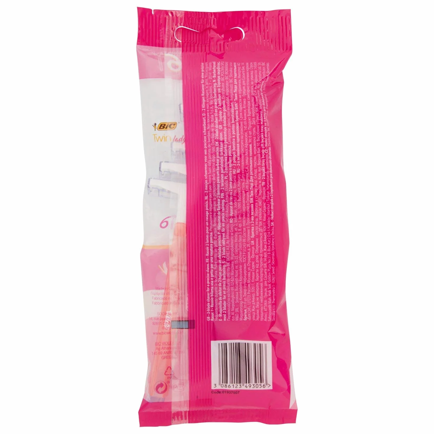 BIC Twin Lady golarka jednorazowa 6 sztuk