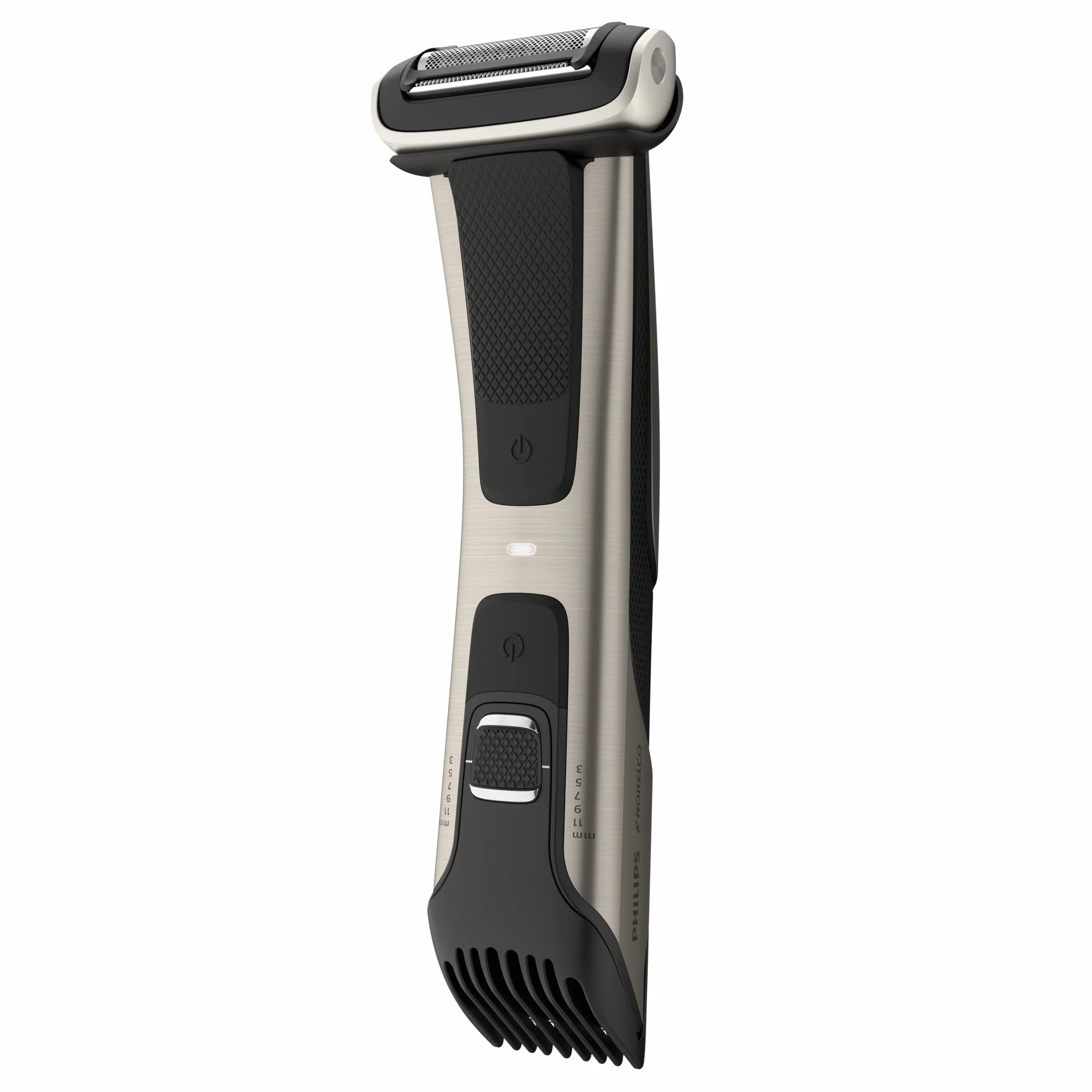 Philips Norelco BG7040/42 Philips Bodygroom 7000 maszynka do golenia z pudełkiem i zapasową głowicą 1.01 Pound Srebrna, 1 sztuka w opakowaniu]