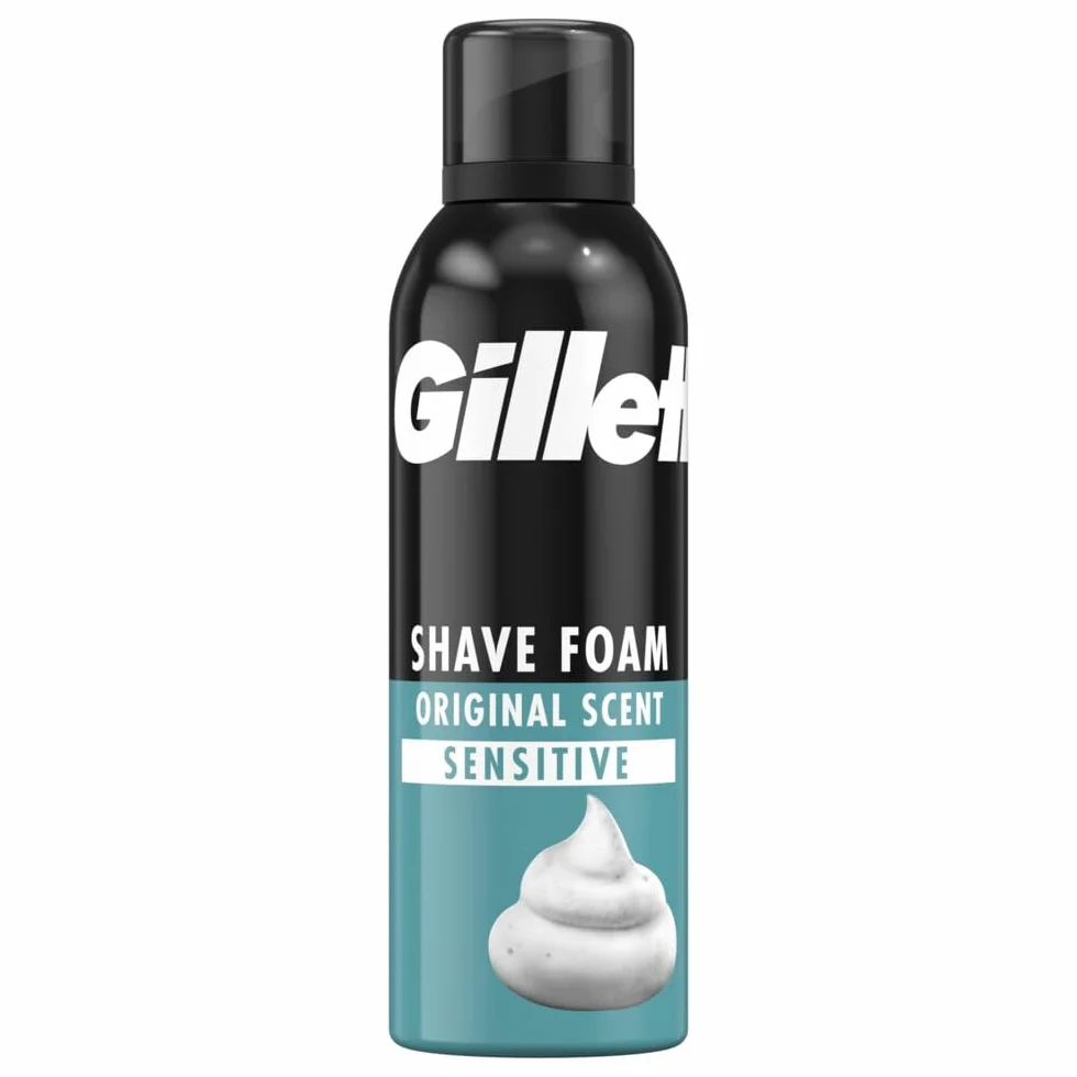 Gillette Klasyczna pianka do golenia brody dla mężczyzn (200 ml), prezent dla mężczyzn