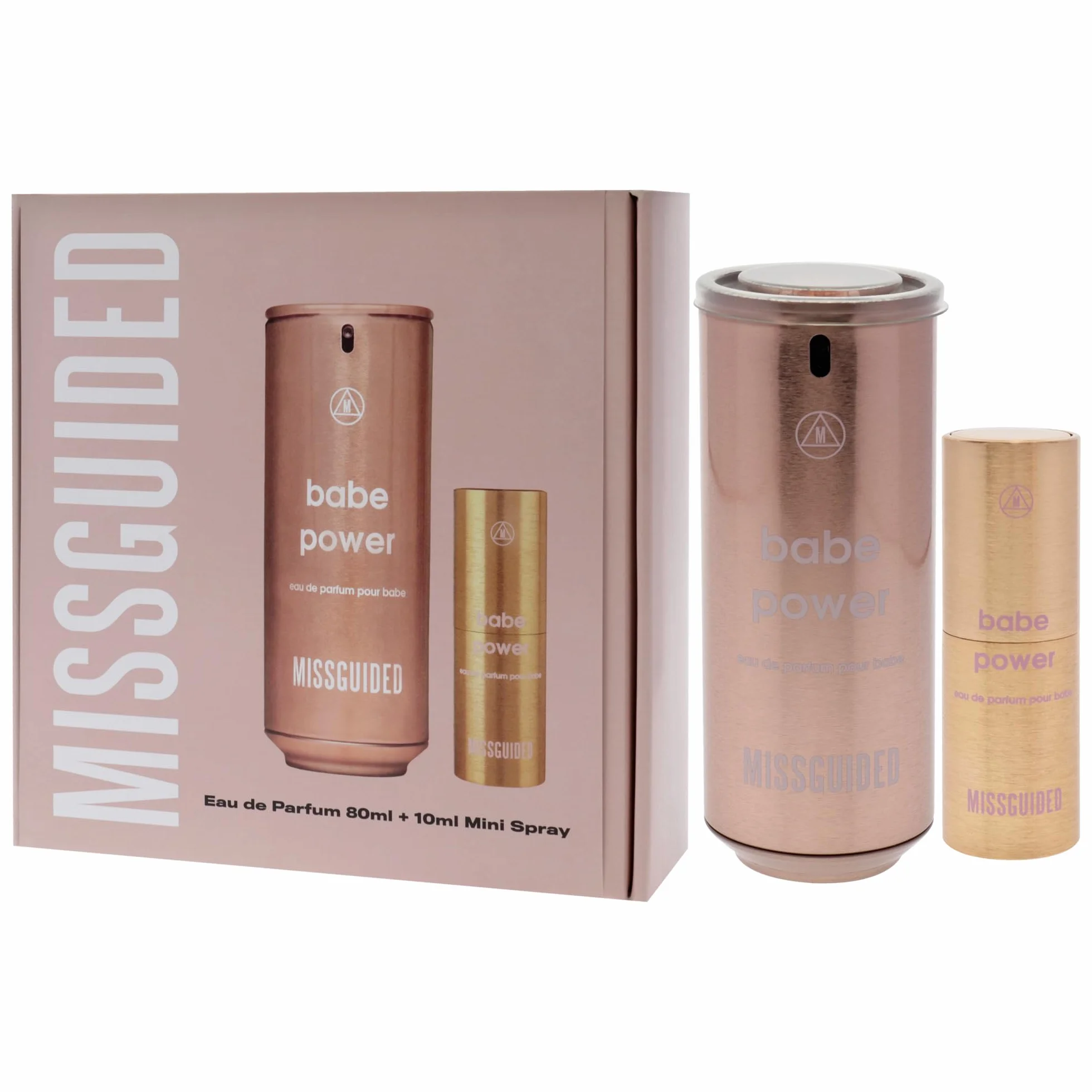 Missguided Babe Power EDP Spray Zestaw Prezentów 2,7 oz + 0,34 oz dla Kobiet
