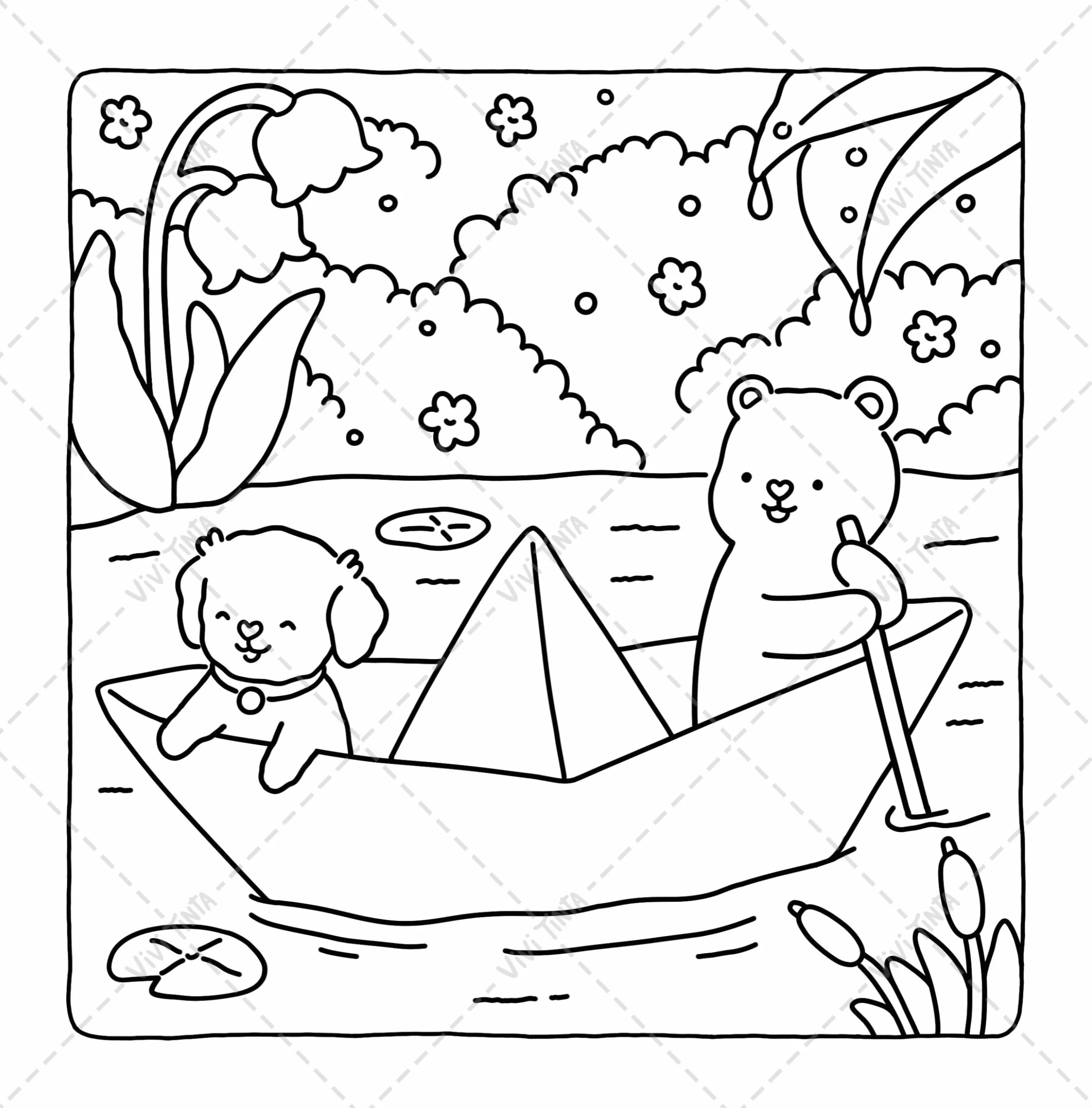 Fuzzy Tales: Fairycore Coloring Book for Adults & Teens Featuring Adorable Animals Characters