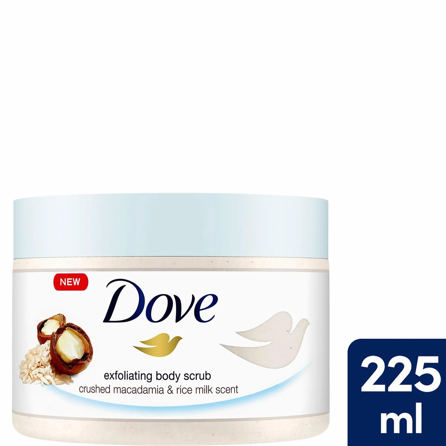Dove peeling do ciała macadamia
