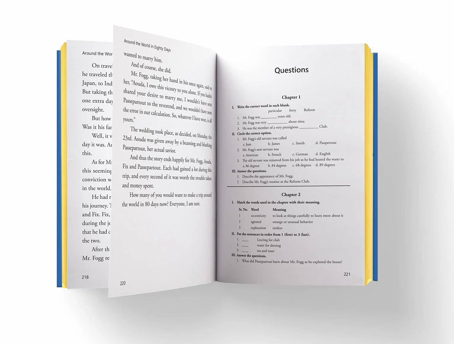Around the World in 80 Days: English Novel With Review Questions