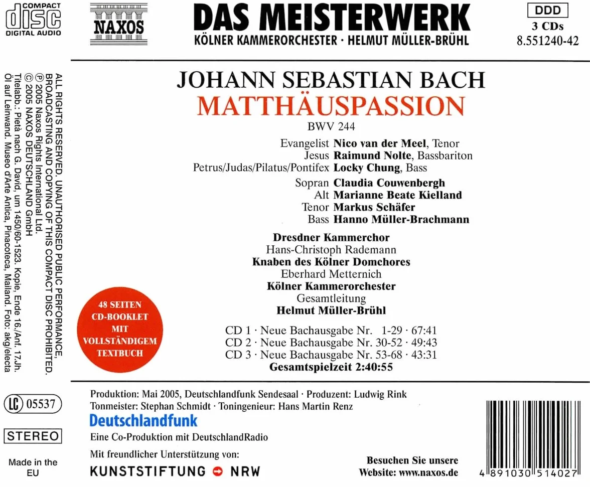 Matthäus-Passion (GA)
