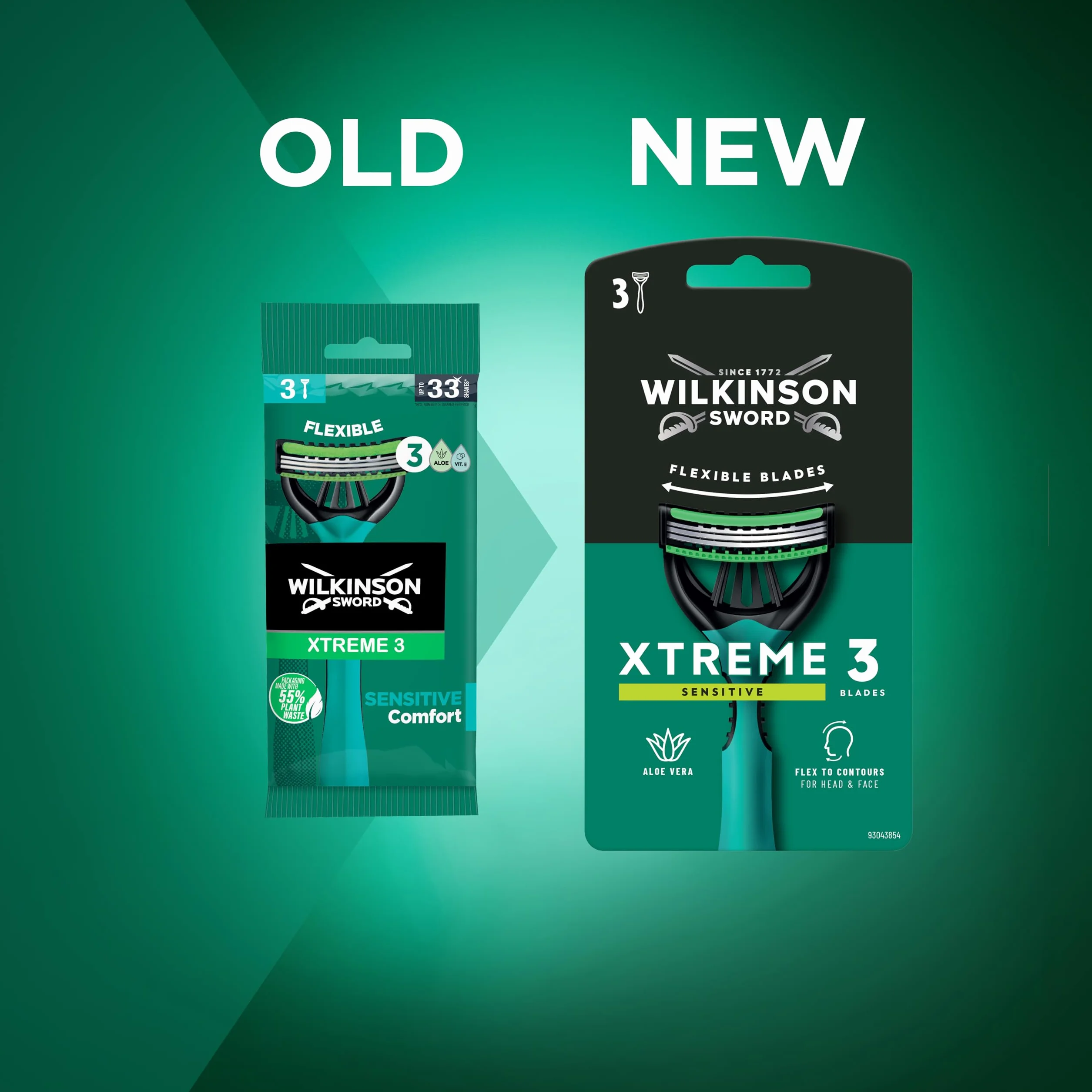 Wilkinson Sword Xtreme 3 Sensitive jednorazowa maszynka do golenia, opakowanie promocyjne 6 sztuk