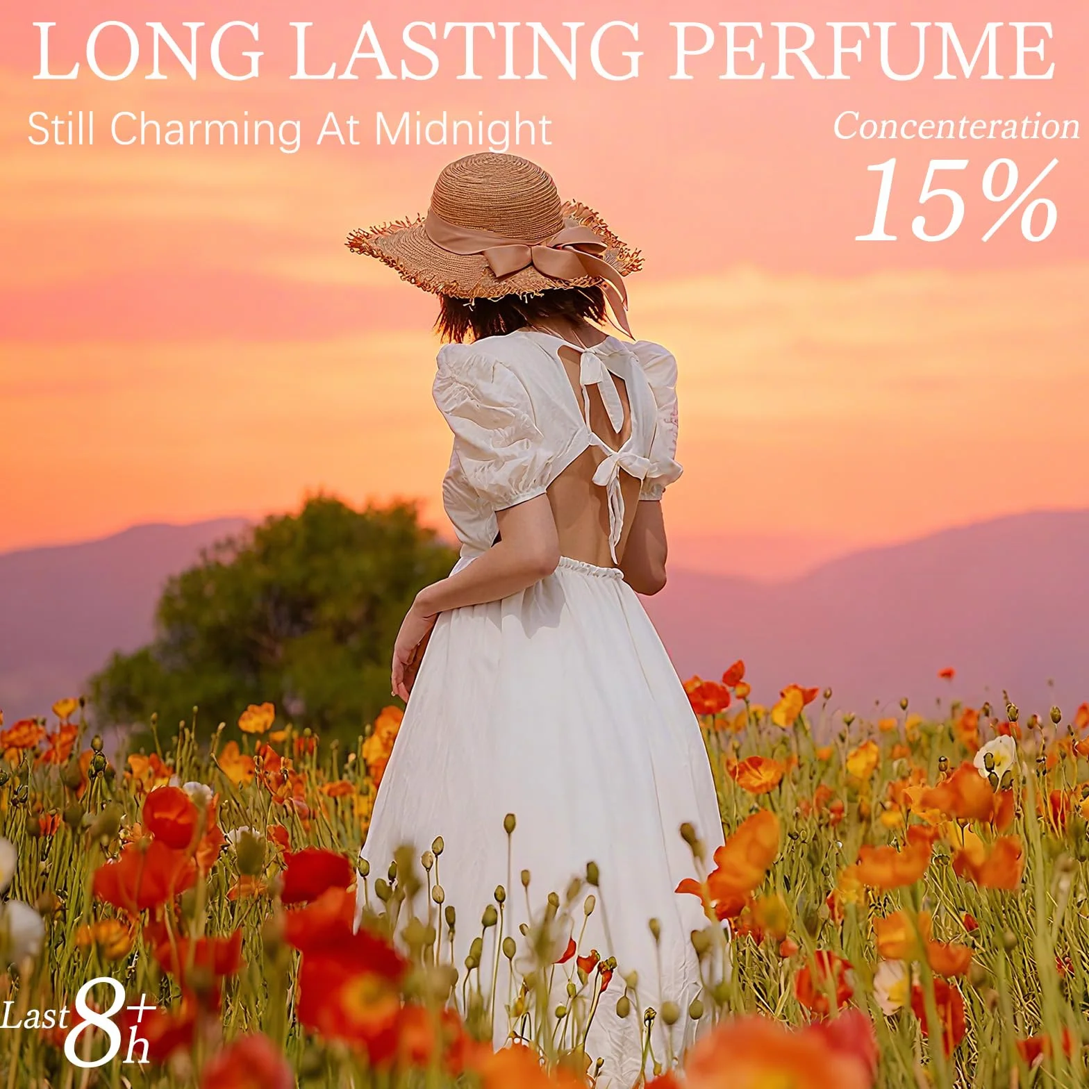 Perfumy premium na prezent dla kobiet – 8 x 35 ml mini zapachy damskie – o słodkim zapachu kwiatów i owoców, przyjazne w podróży, prezent dla niej, na Boże Narodzenie, urodziny, Walentynki
