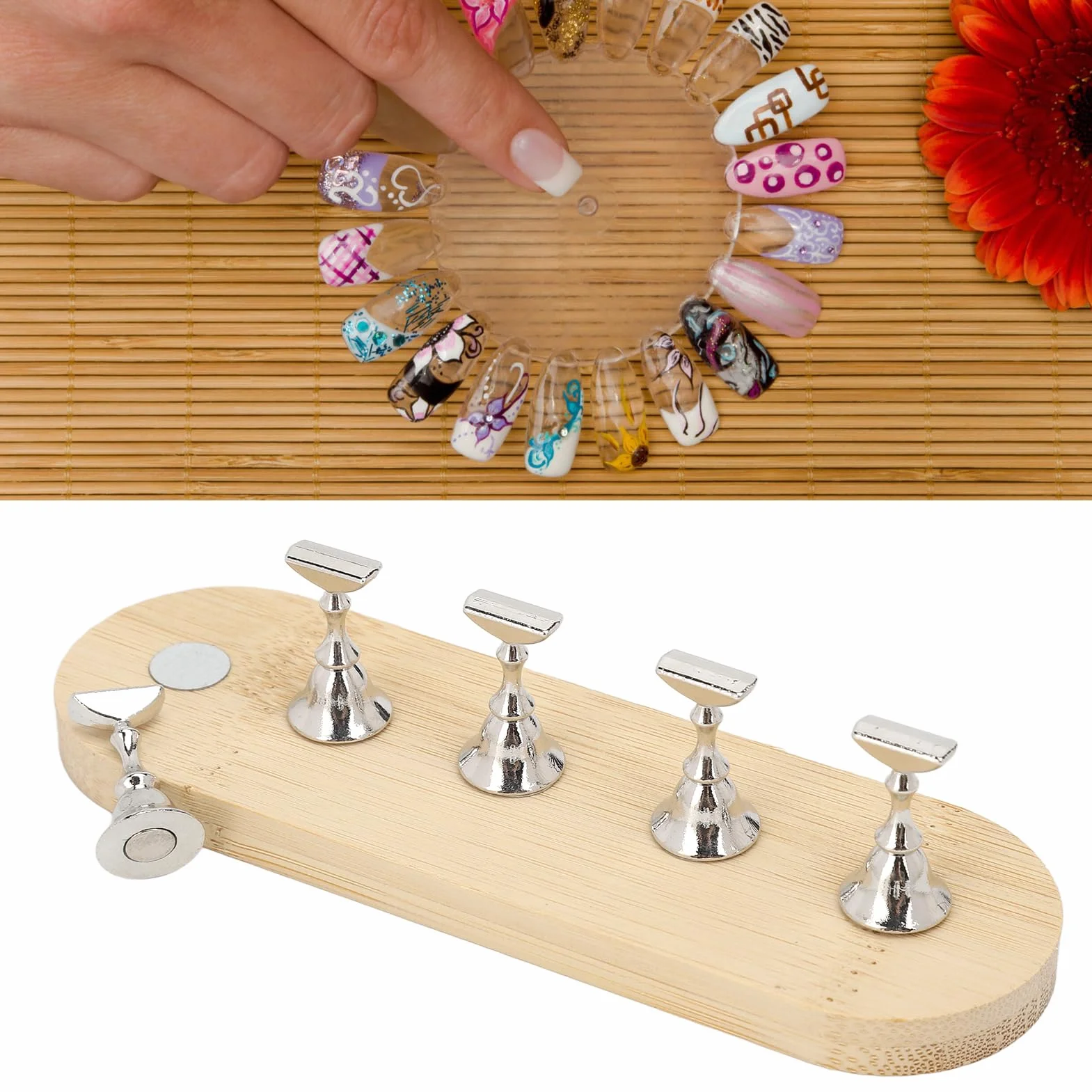 Stojak na Paznokcie, Salon DIY Nail Art Holder