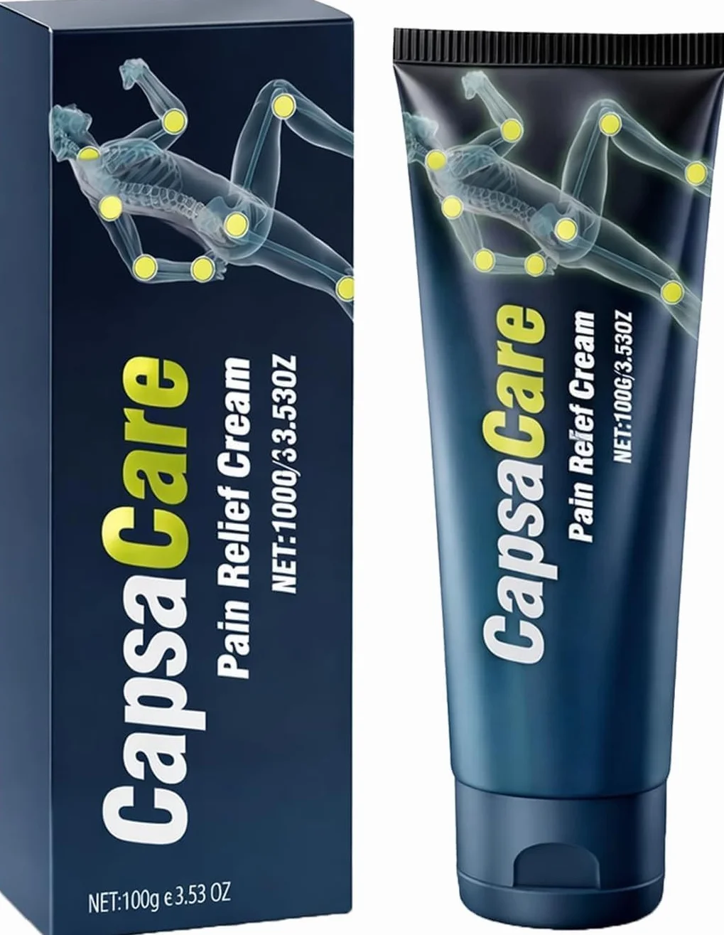 Mavetto Neuropatia Relief Cream, krem do stóp Mavetto, krem na neuropatię Capsacare, naturalne składniki, na stopy, dłonie, ramiona i szyję