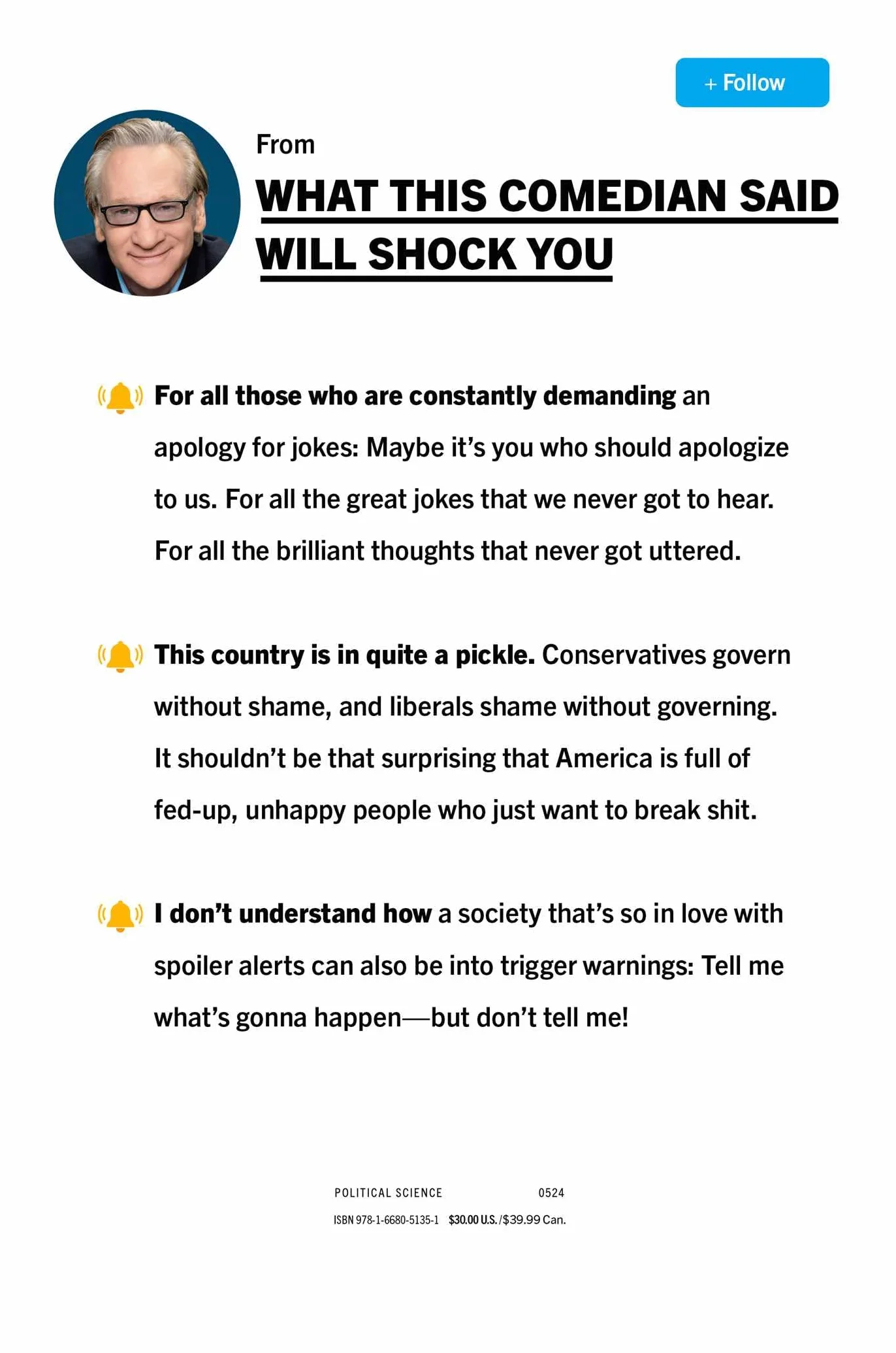 What This Comedian Said Will Shock You