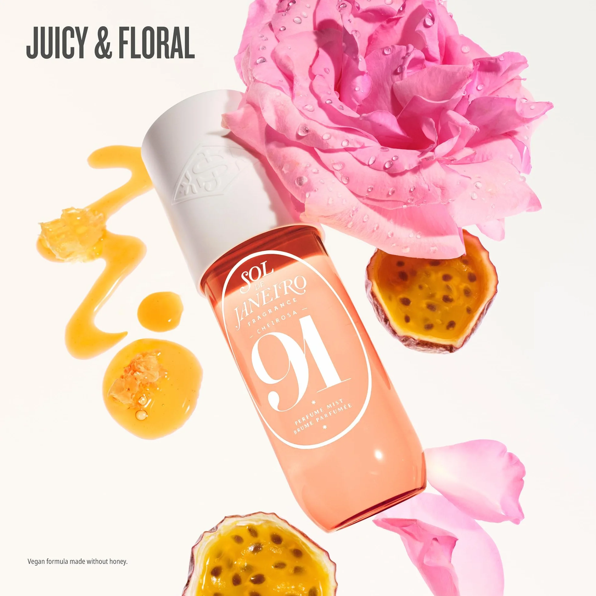 Sol de Janeiro Cheirosa 91 Perfume Mist spray do ciała z marakują, karmelem miodowym i różą