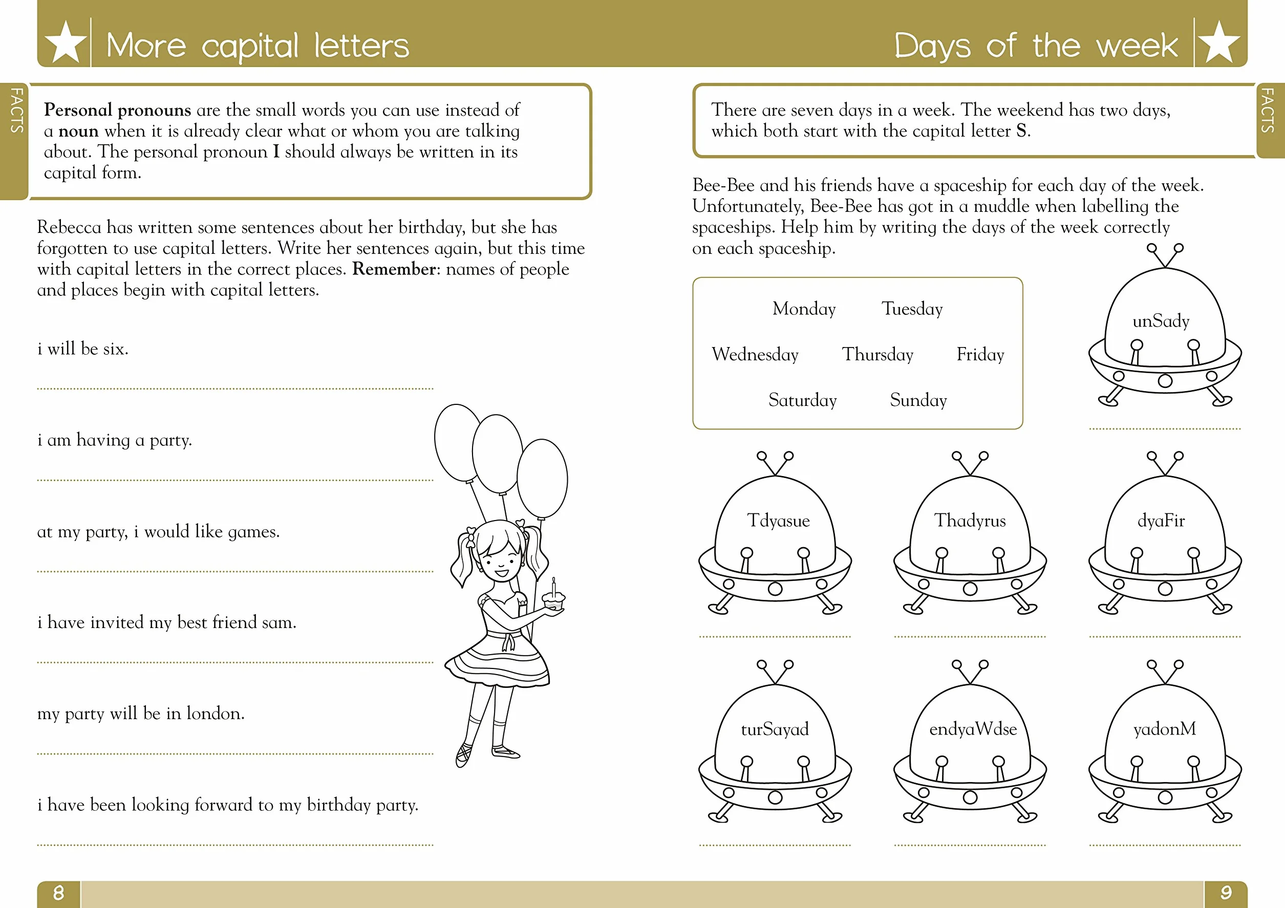 Spelling, Punctuation & Grammar Made Easy, Ages 5-7 (Key Stage 1): Supports the National Curriculum, English Exercise Book (Made Easy Workbooks)