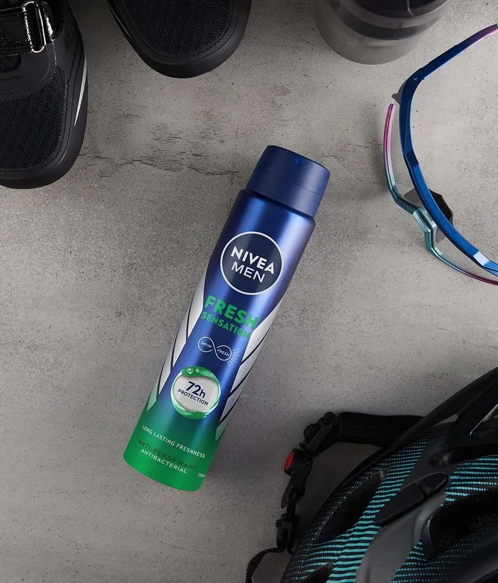 NIVEA MEN Antyperspirant Fresh Sensation spray, 250 ml