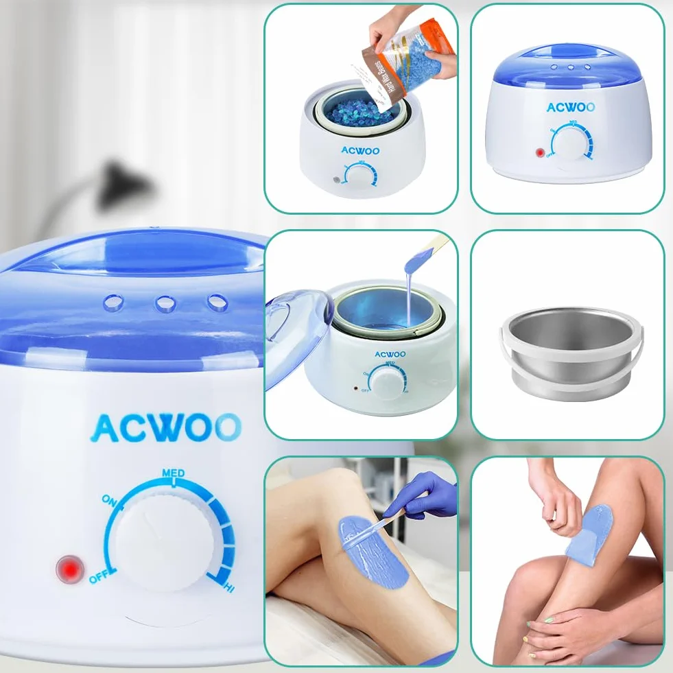 ACWOO Zestaw do podgrzewania wosku do depilacji