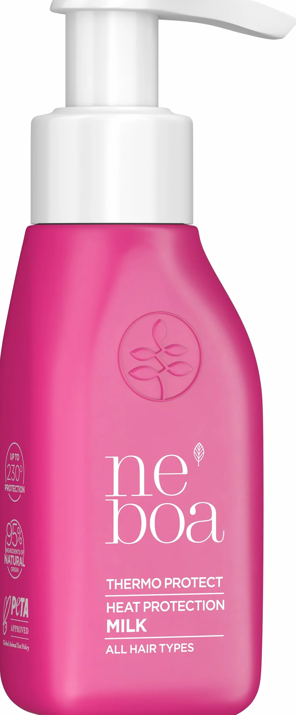 Neboa Mleczko Termoochronne do Włosów, Ochrona do 230°C, Naturalne, 50 ml