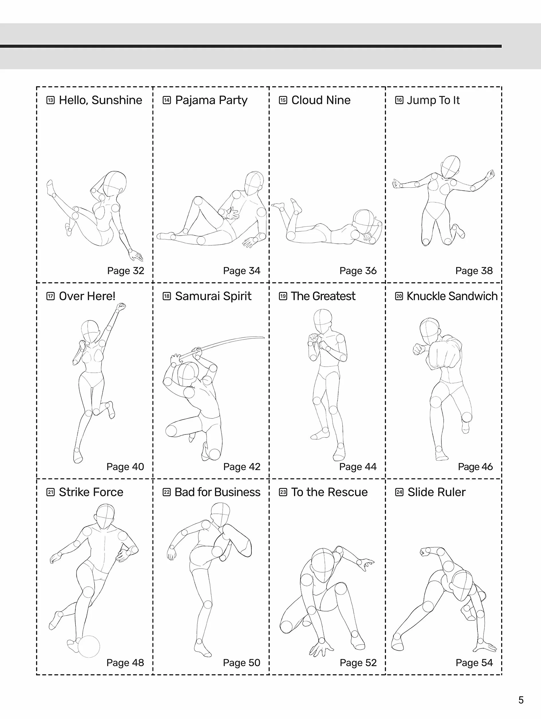 How to Draw Manga: Character Pose Collection #1