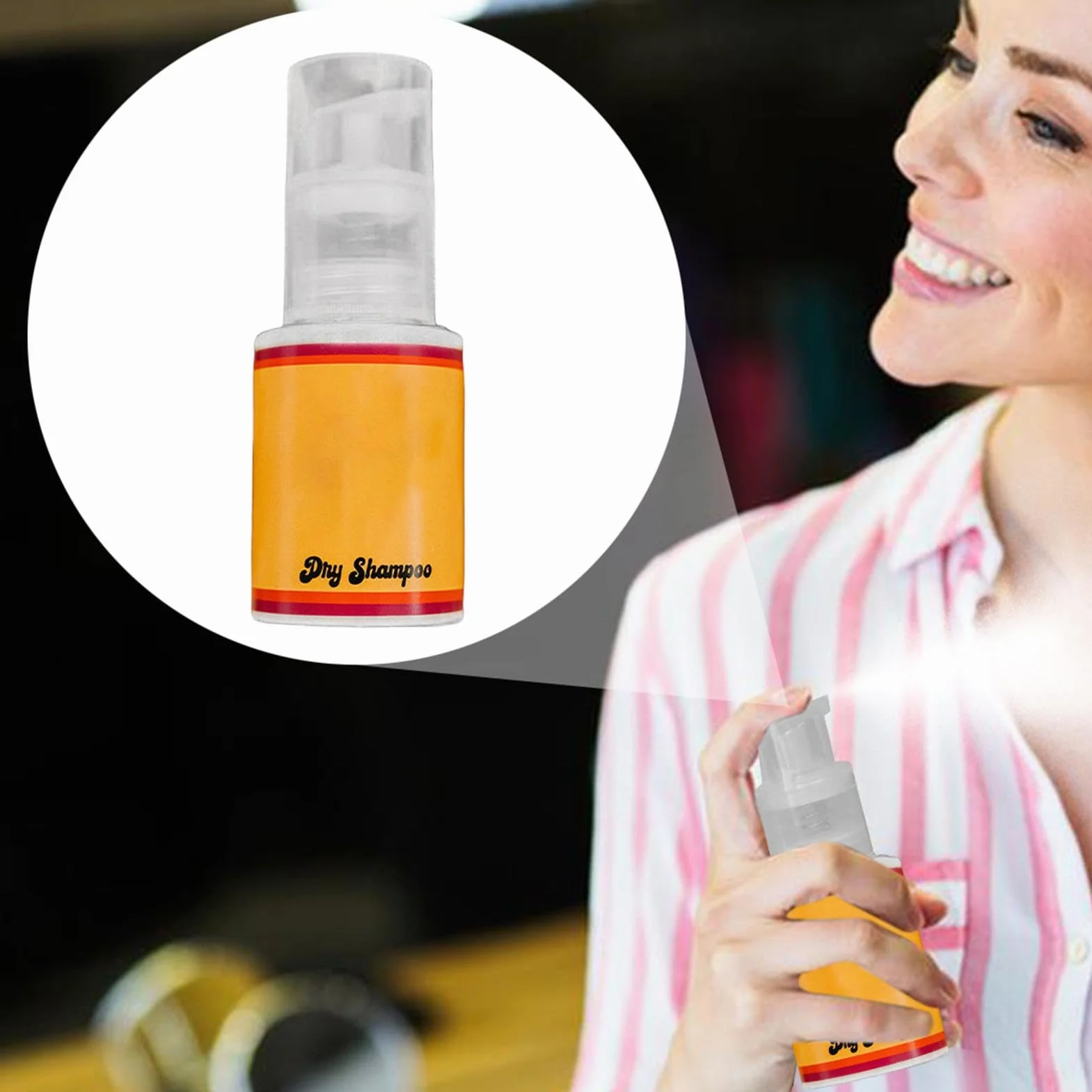 Szybki suchy szampon w proszku 60 ml do kontroli oleju