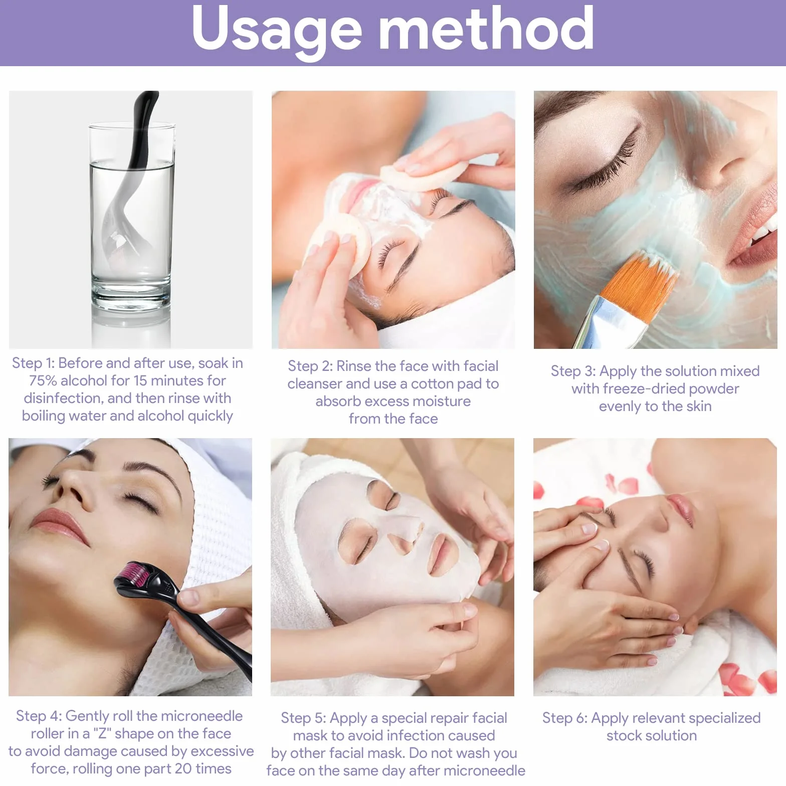 Derma Roller 1mm Tytanowe Mikroigły 0.5mm Mikroigły Uroda Twarzy Rolka