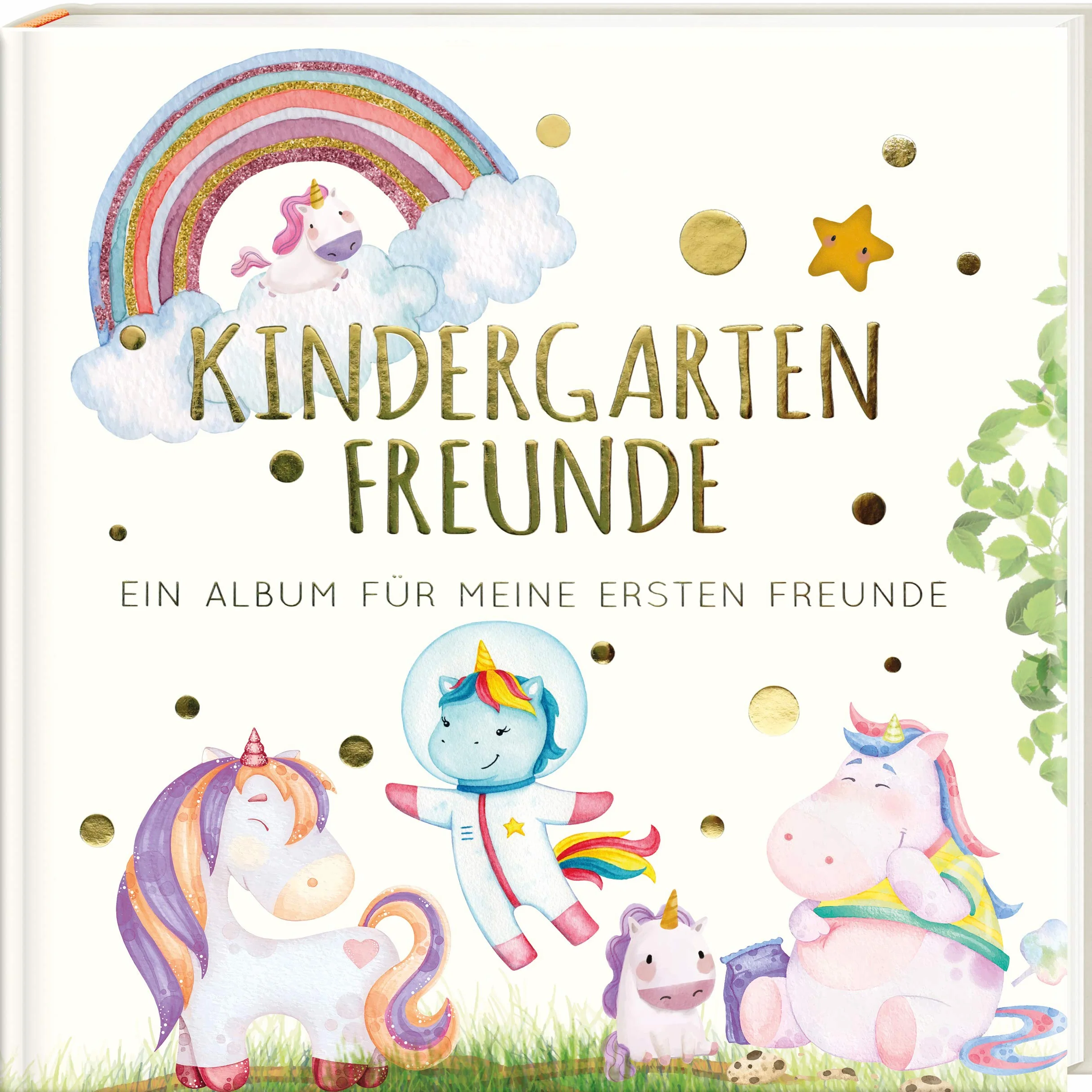 Kindergartenfreunde - EINHORN: ein Album für meine ersten Freunde (Freundebuch Kindergarten 3 Jahre)