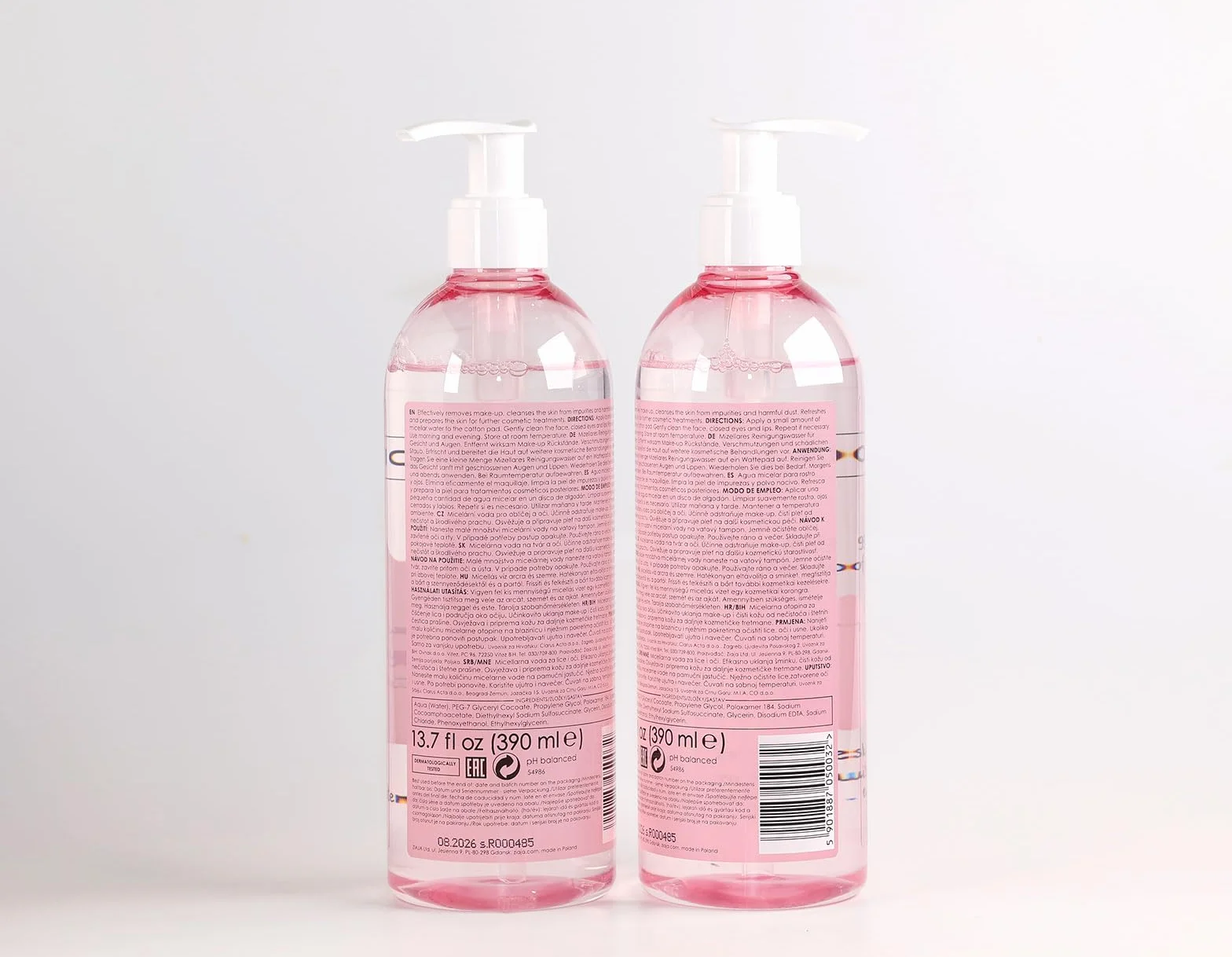 Ziaja Woda Micelarna do twarzy i oczu 390Ml 390 ml