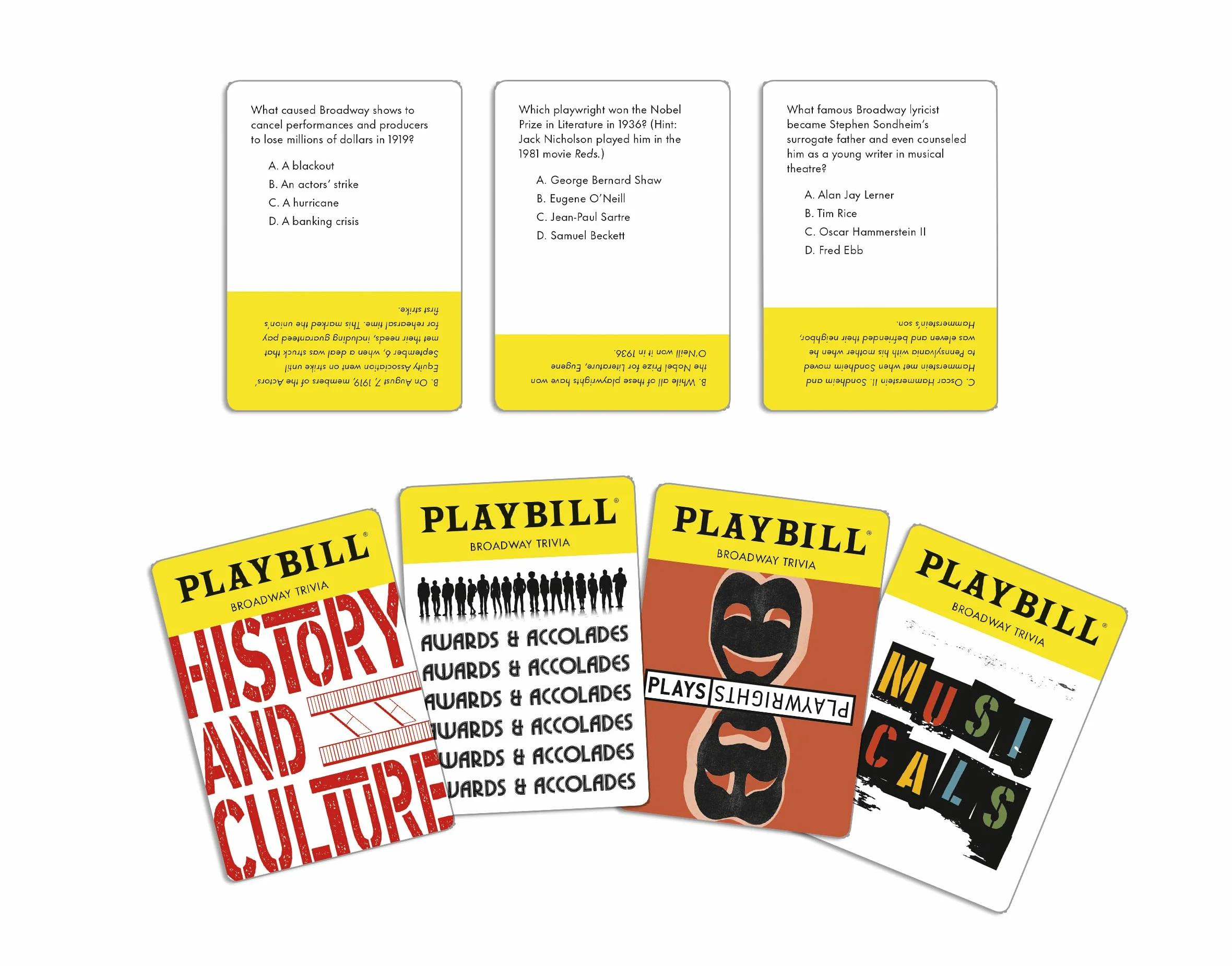 Playbill Broadway Trivia: 200 Questions for Fans of Musicals, Plays, and Theatre History