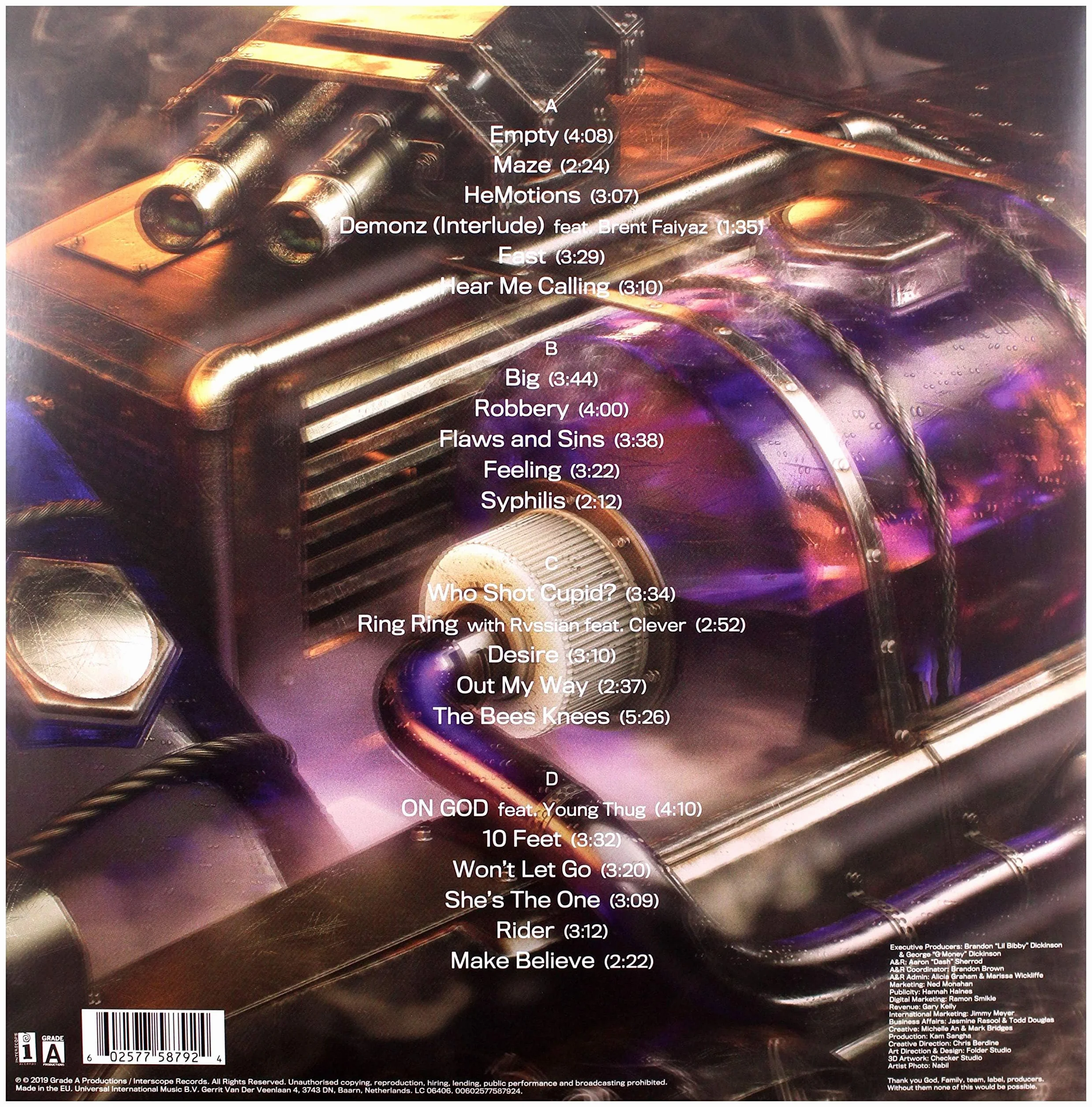 Death Race For Love explicit lyrics