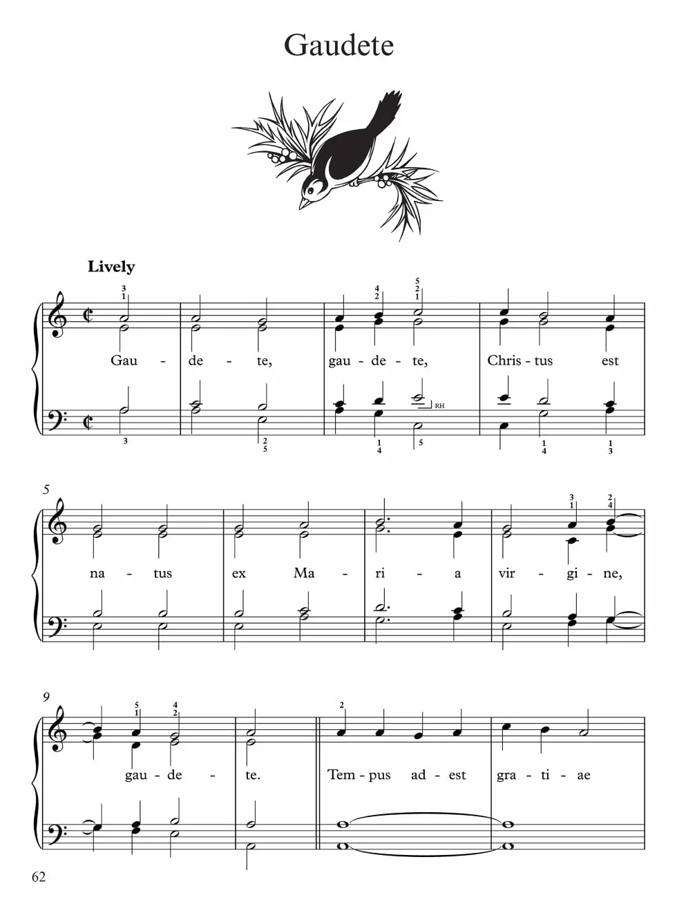 A Treasury of Christmas Songs for Solo Piano: For Beginner & Intermediate Level