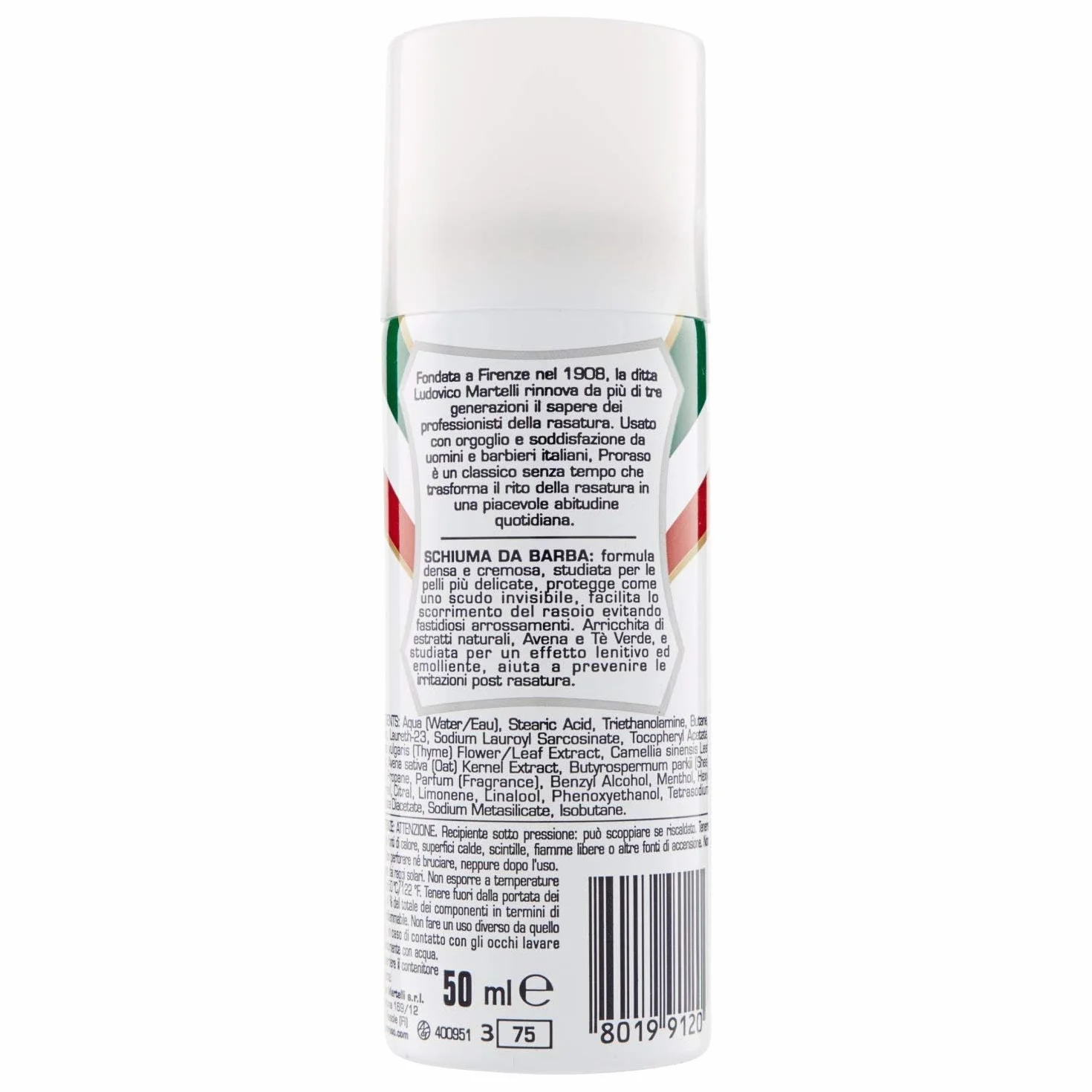 Schiuma Barba Bianca P.Sensii 50 ml