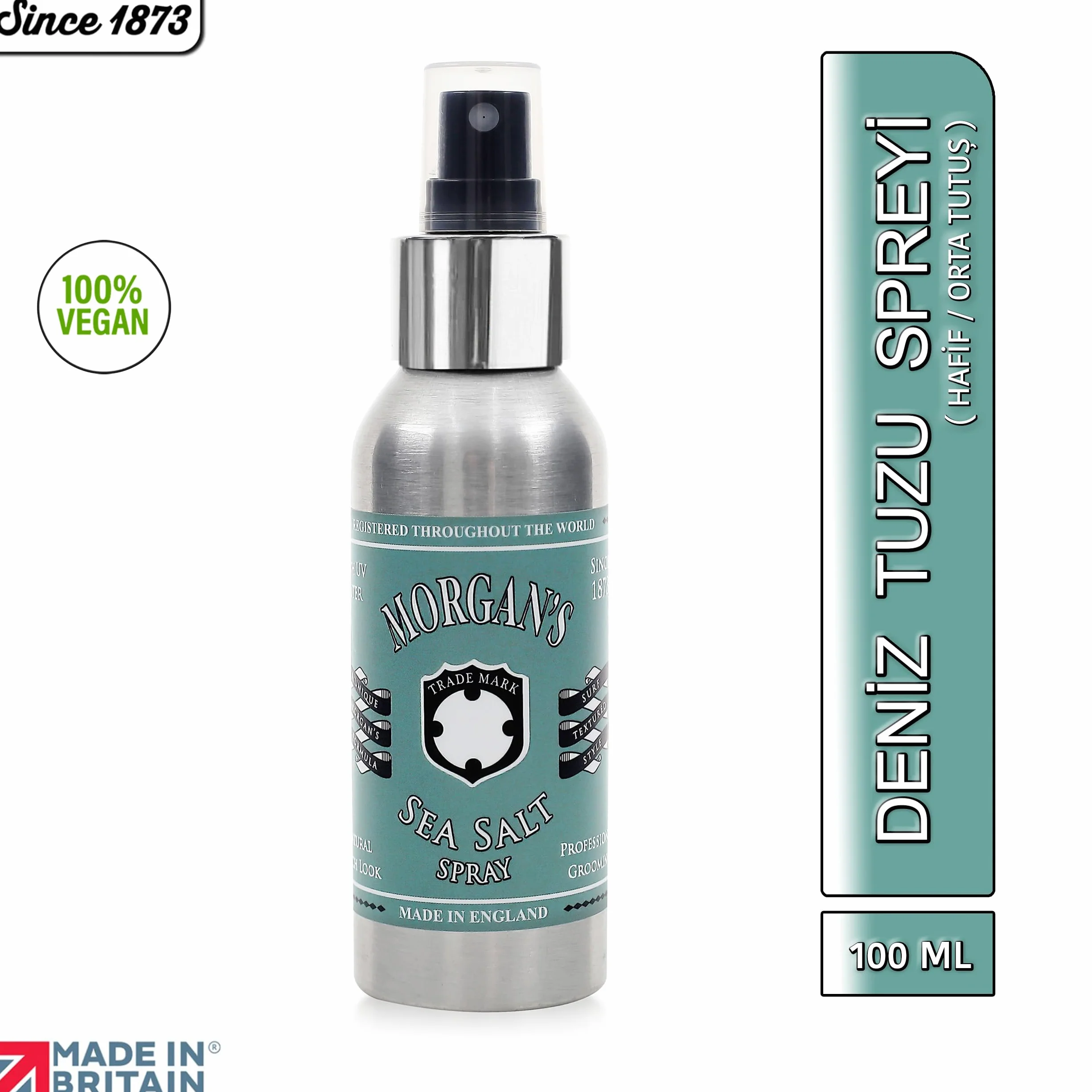 Morgan's Spray do stylizacji włosów z solą morską 100ml Średnie utrwalenie