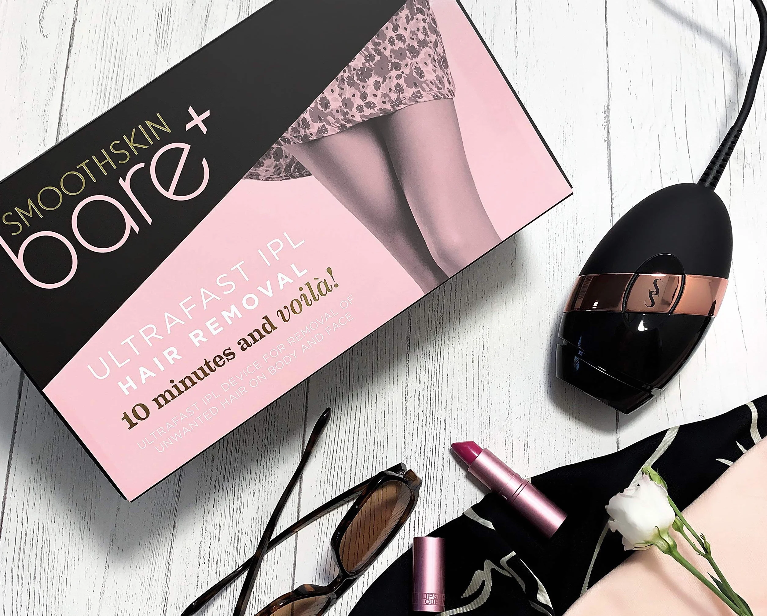 Smooth Skin Bare Plus IPL Depilator Laserowy, Czarny/Różowe Złoto
