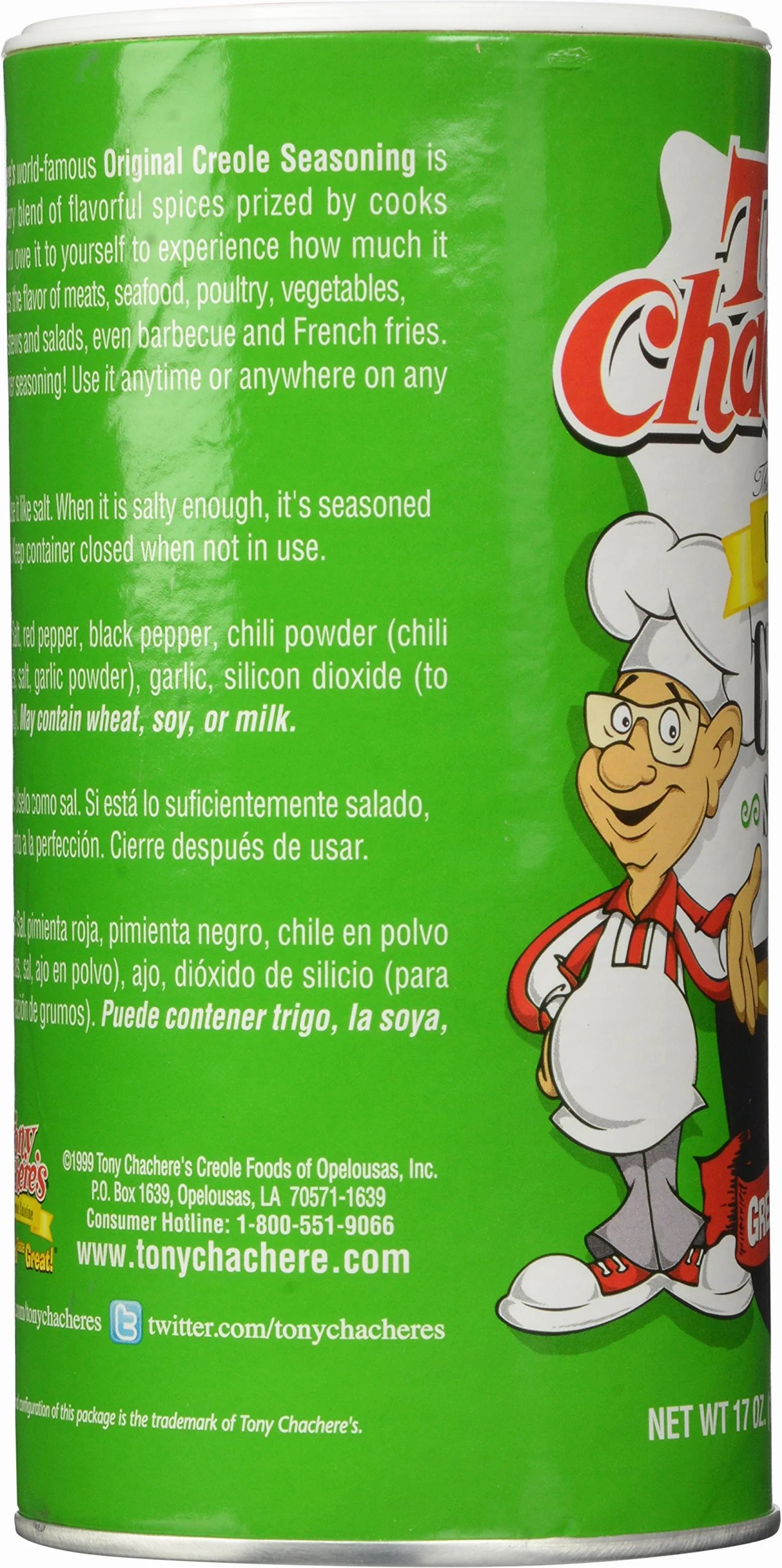Tony Chachere's Creole Seasoning Original / 482 g - duże opakowanie - z USA