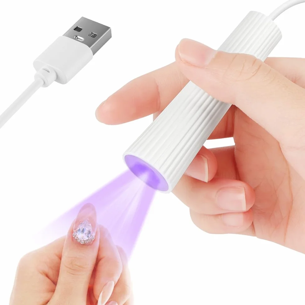 Mini lampa do paznokci UV przenośna suszarka akumulator szybkie suszenie