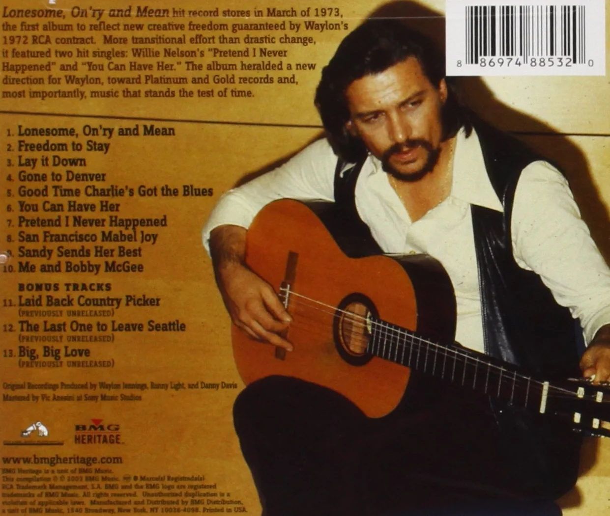 Waylon Jennings - Lonesome, On'ry And Mean