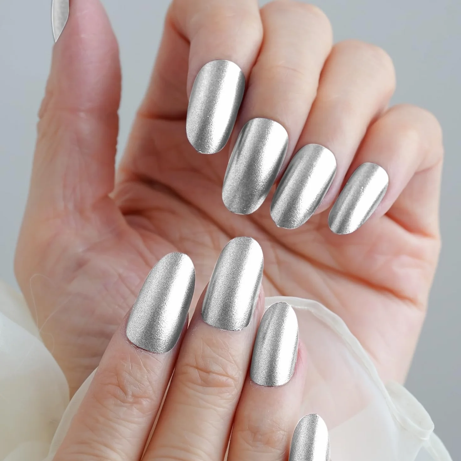 Proszek do paznokci chromowany złoty srebrny metaliczny efekt lustrzany pigment brokatowy