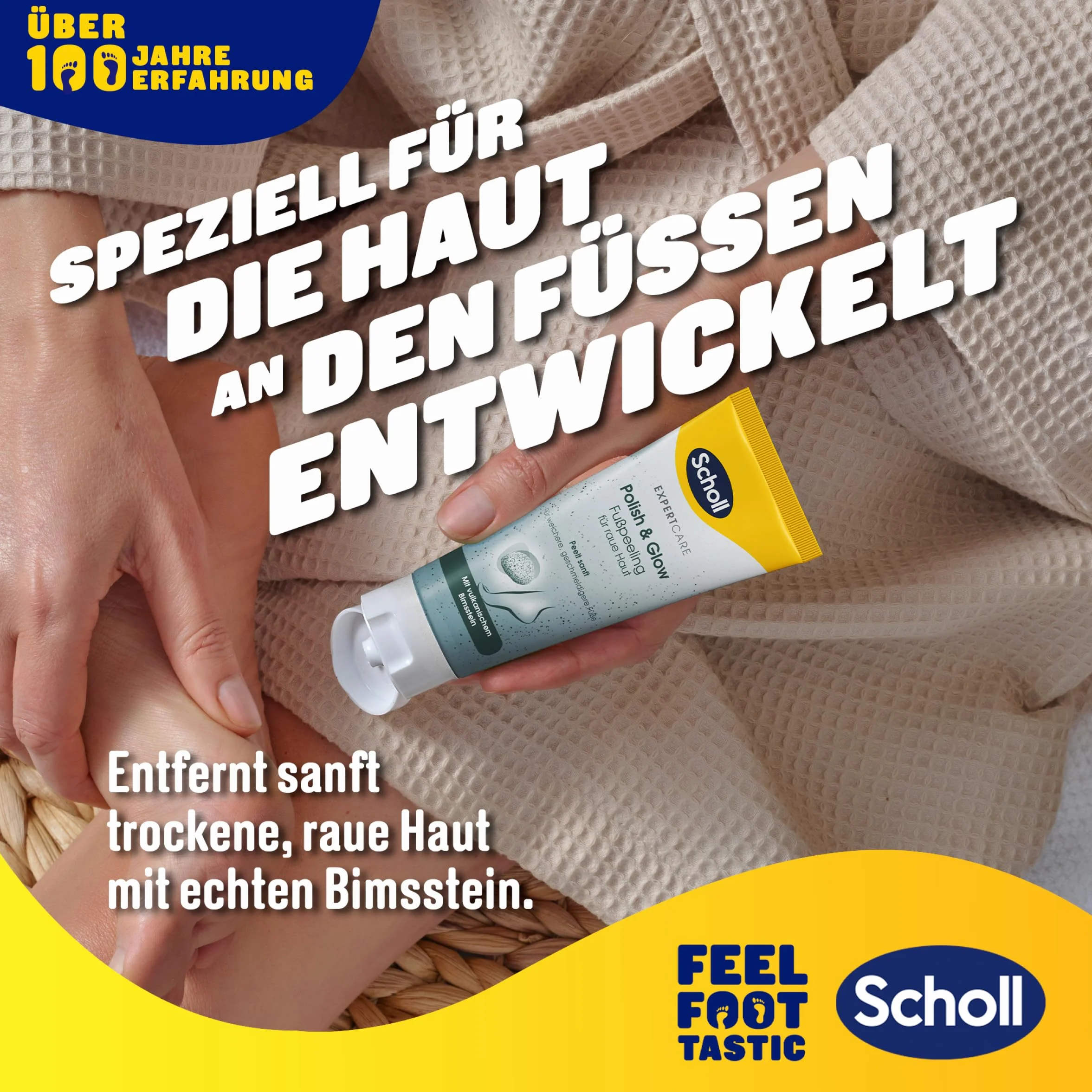 Scholl EXPERTCARE peeling do skóry suchej i zrogowaciałej 75 ml