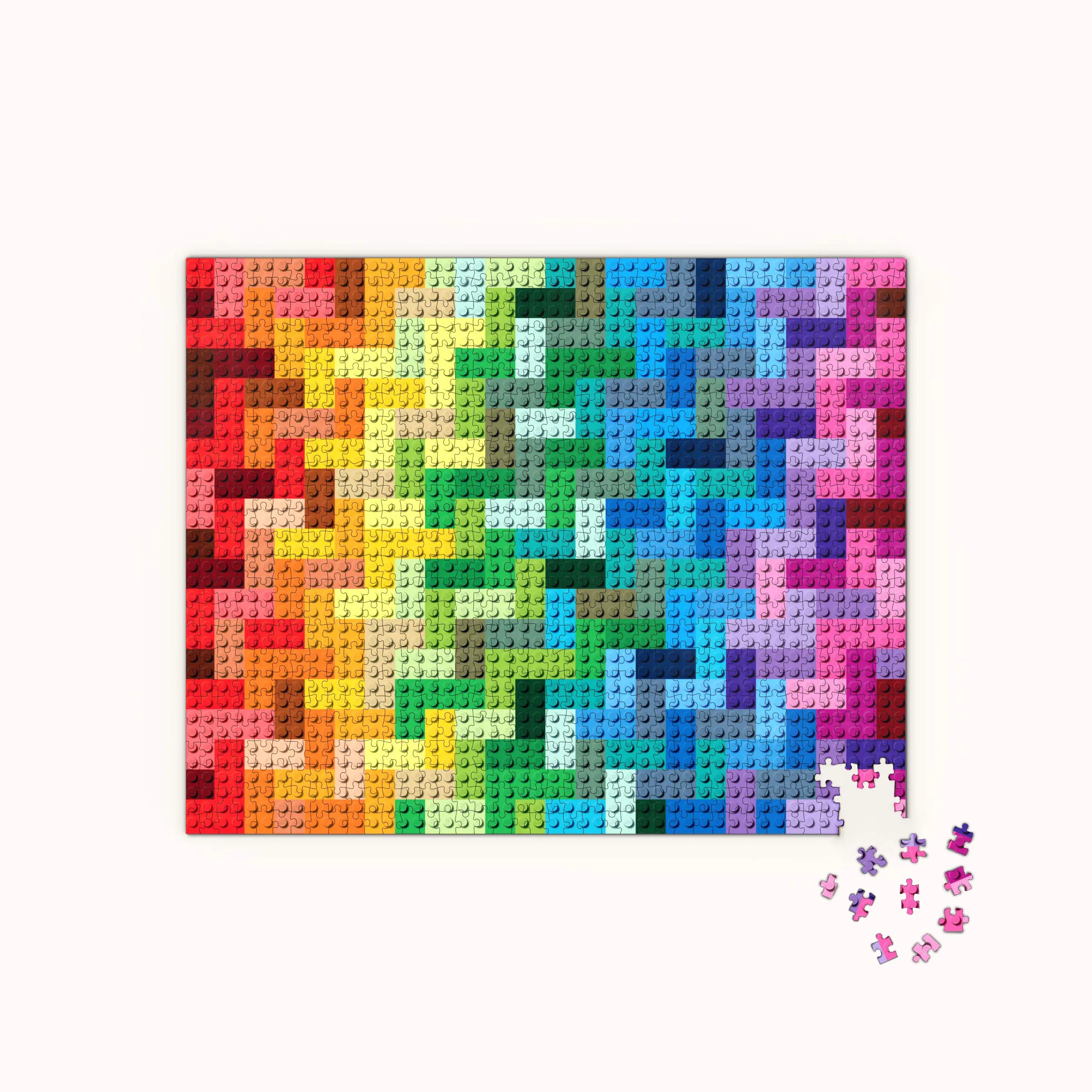 LEGO® Rainbow Bricks Puzzle. 1000 Pieces