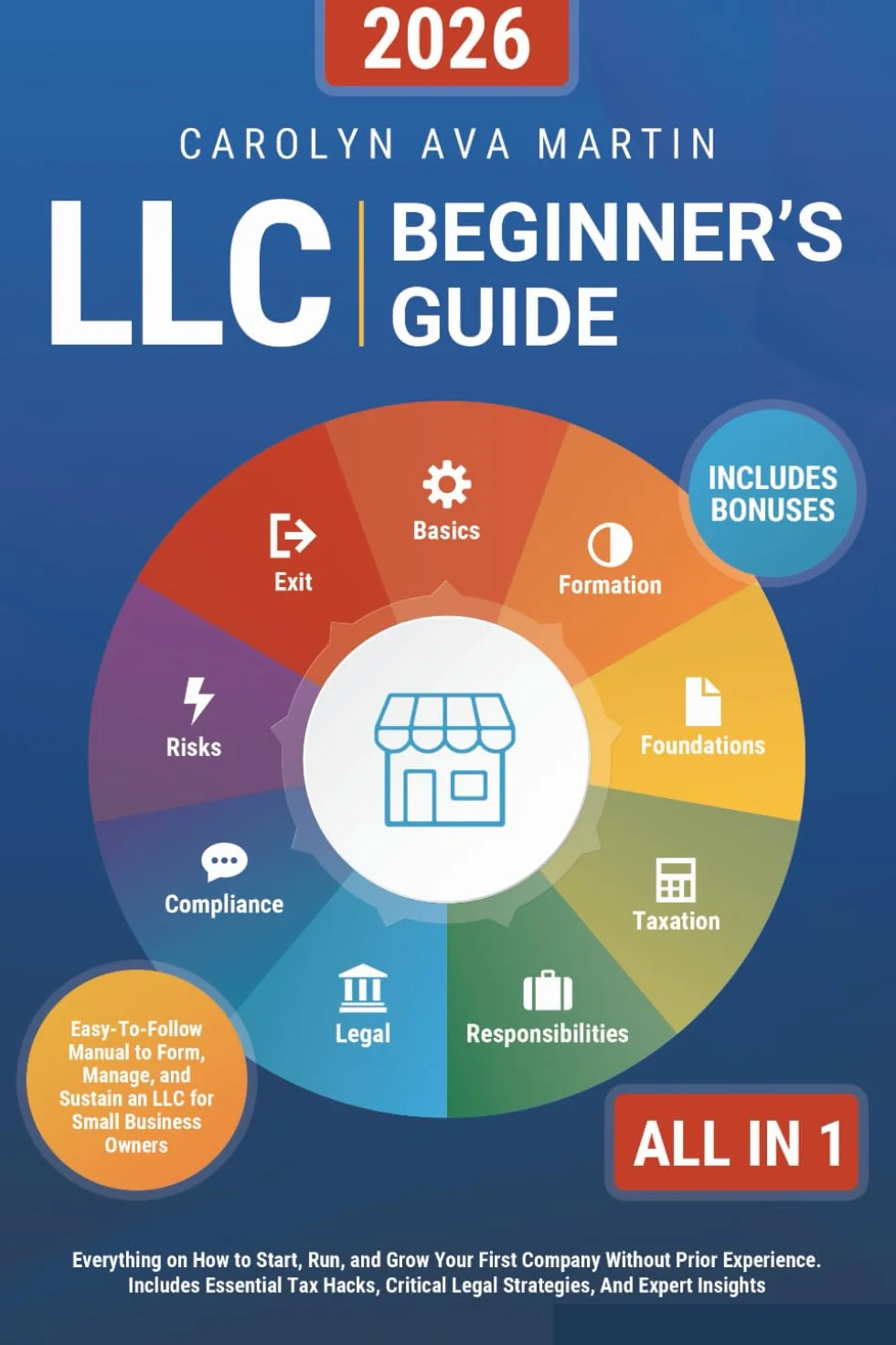 LLC Beginner's Guide [All-in-1]: Everything on How to Start, Run, and Grow Your First Company Without Prior Experience. Includes Essential Tax Hacks, Critical Legal Strategies, and Expert Insights
