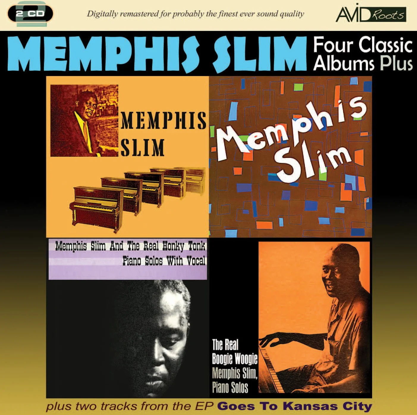 Four Classic Albums Plus: Memphis Slim/Goes To Kansas City/Real Boogie Woogie/Honky Tonk
