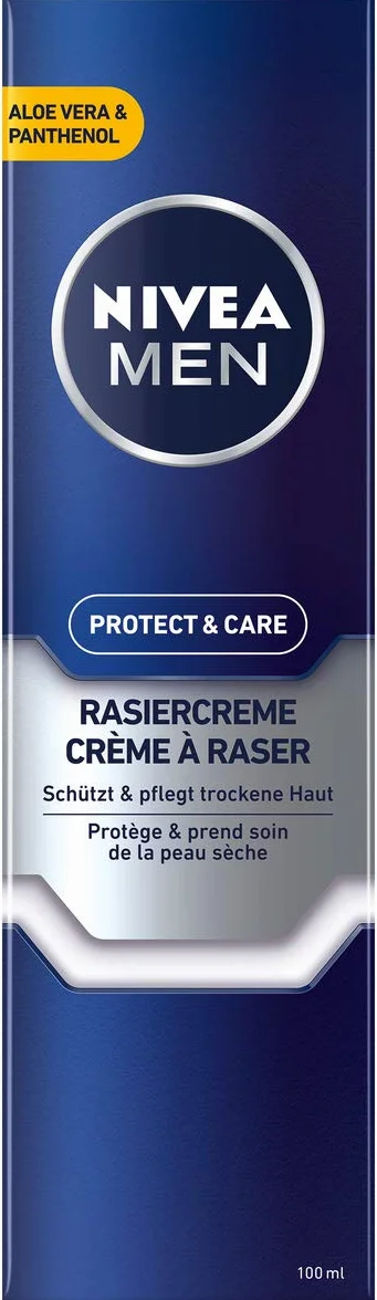 Krem do golenia NIVEA MEN Protect & Care kremową pianką, 100 ml