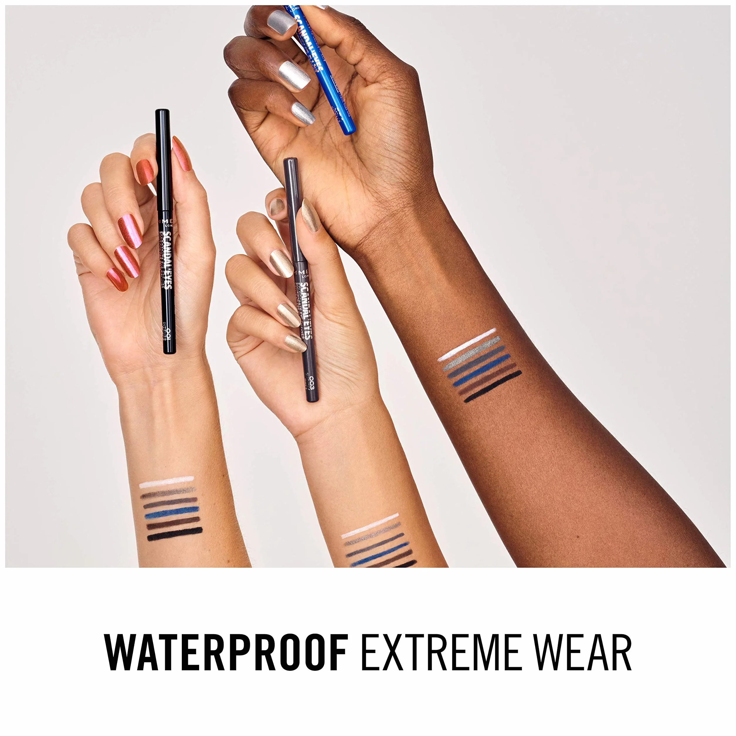 Rimmel Scandal’Eyes Exaggerate Kredka do Oczu, 001 Intense Black, 0.35 g